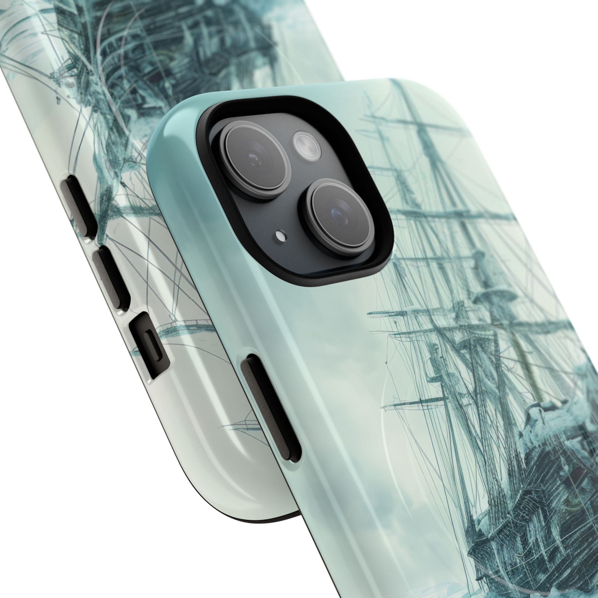 Icebound Ship iPhone 15 Case - Tough+