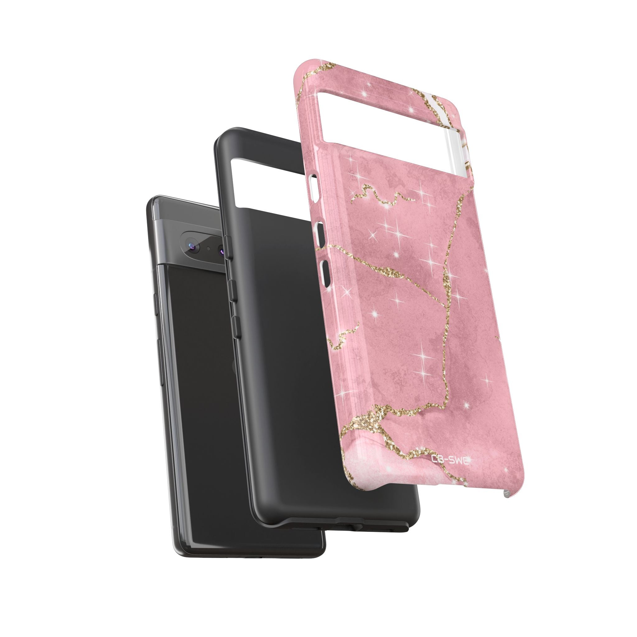 Pink Marble Luxe - Google Pixel Case
