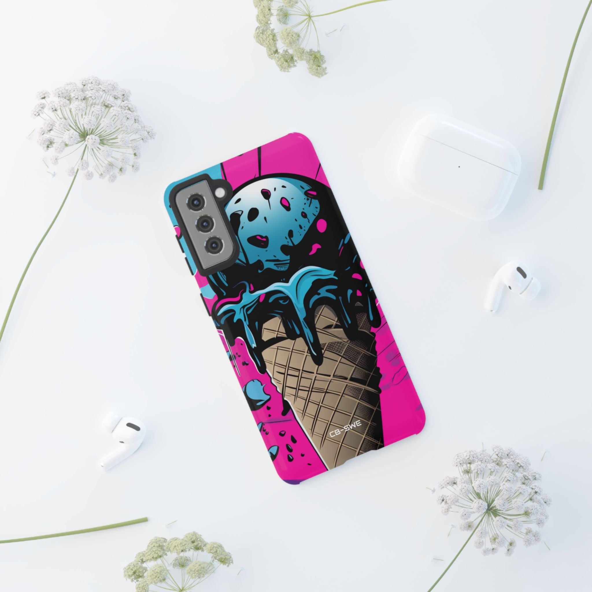 Vibrant Ice Cream Splash - Samsung Case