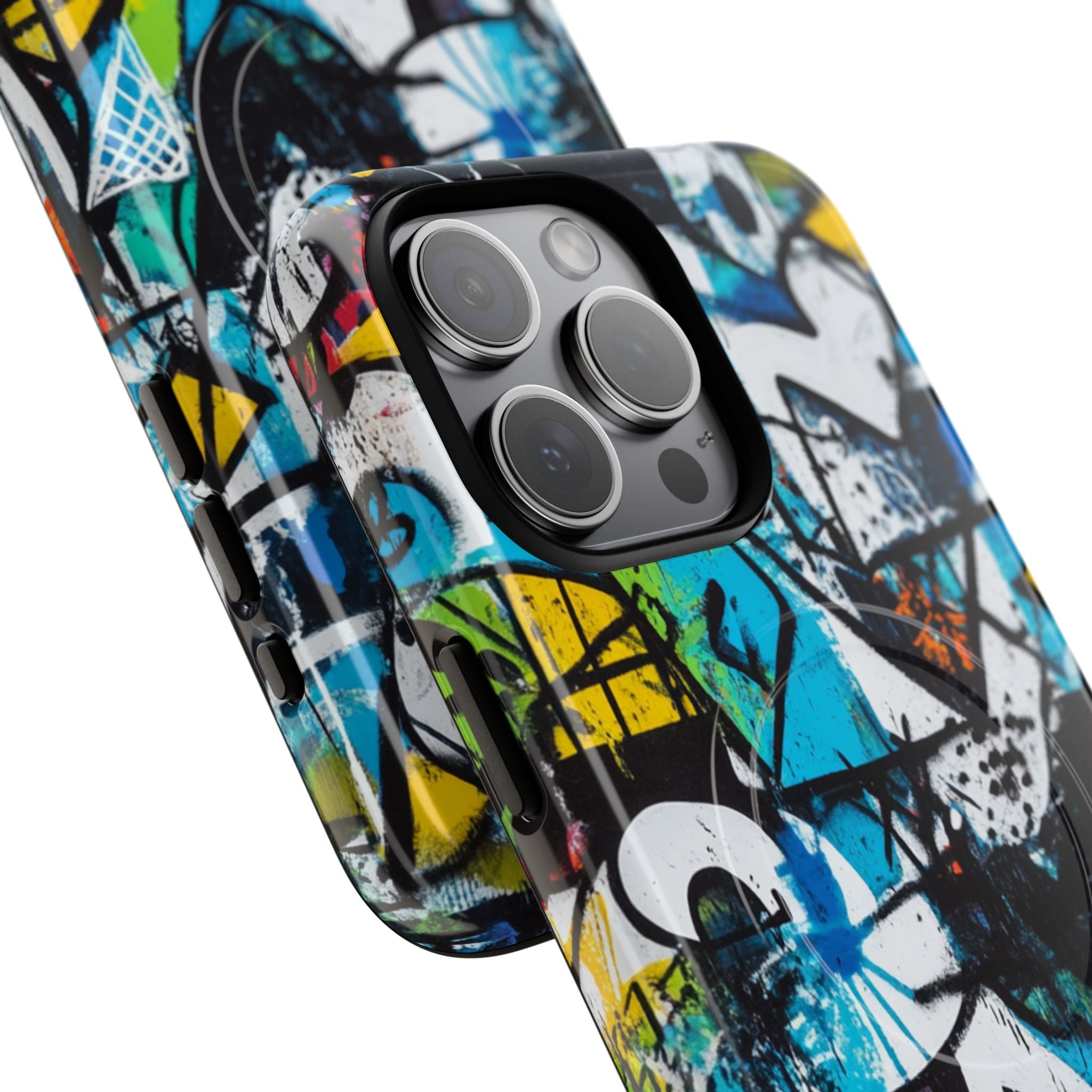 White Ripple Drift iPhone 15 Pro Max Case - Tough+