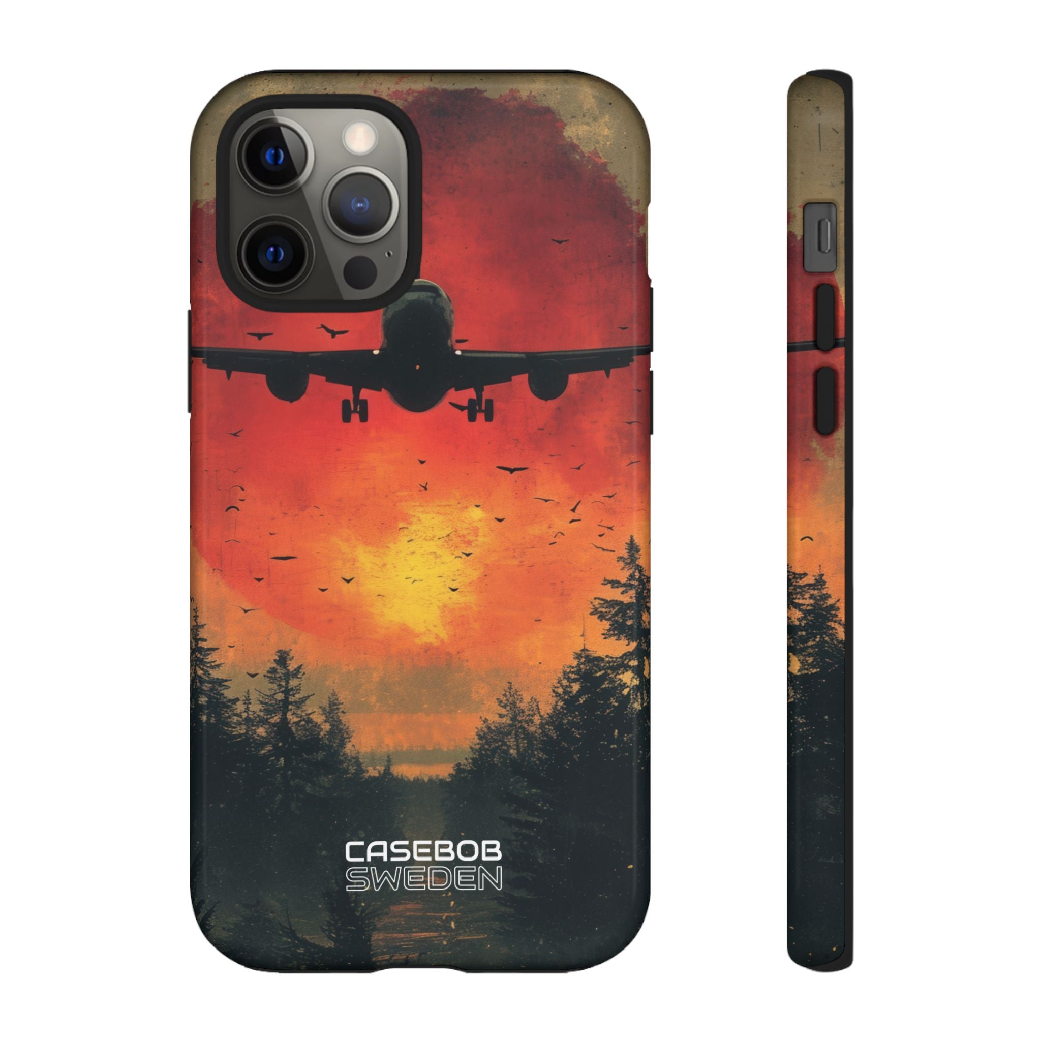 Crimson Sky Flight iPhone 12 - Tough