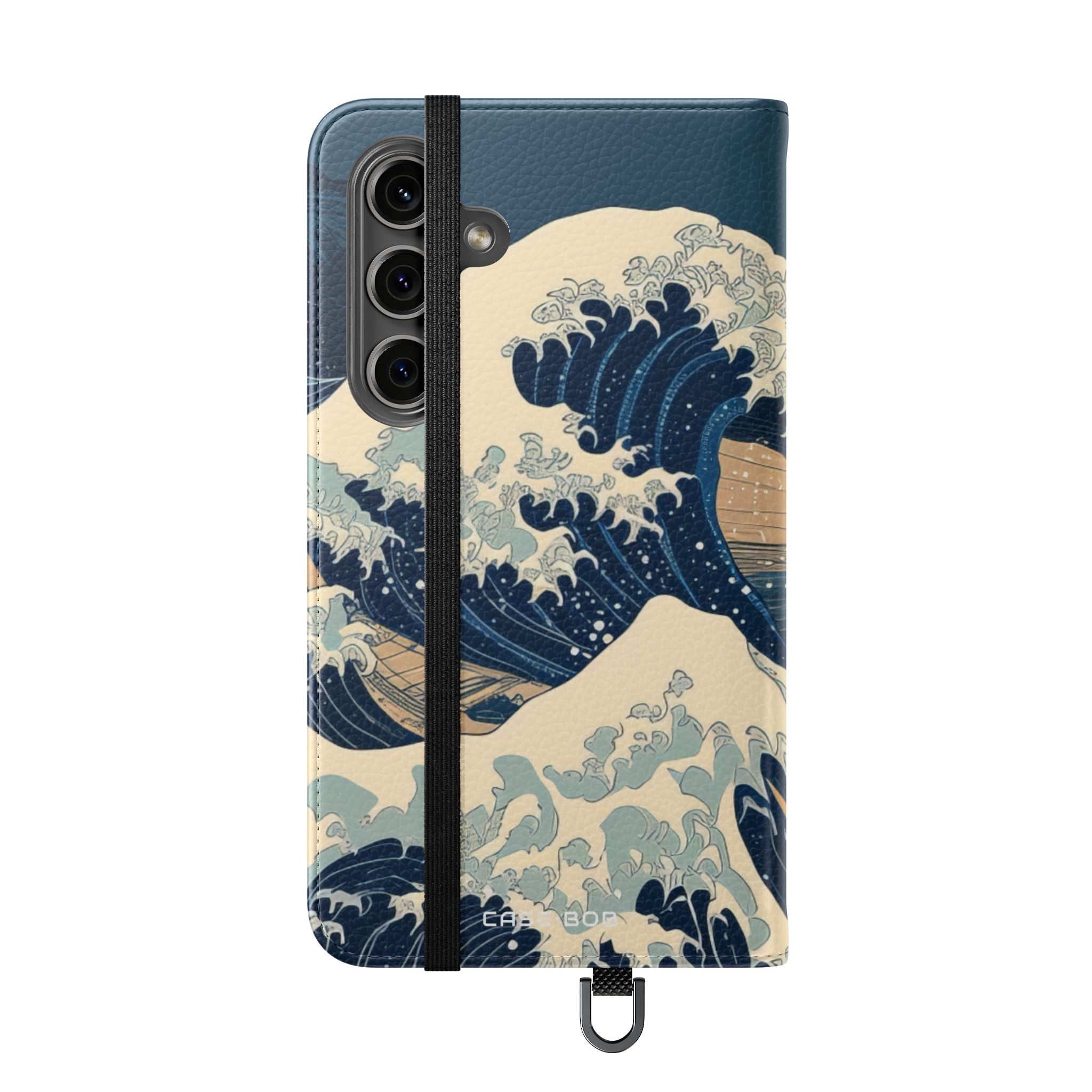 Cresting Navy Wave - Samsung S24 Case - Wallet