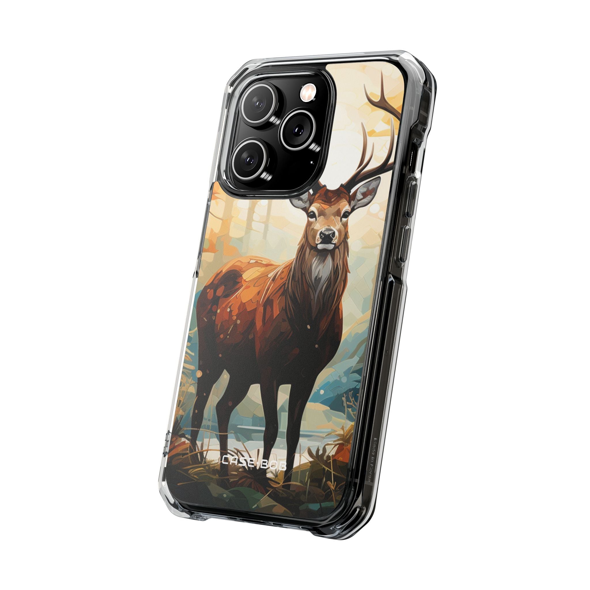 Glowing Stag iPhone 14 Pro Case - Impact