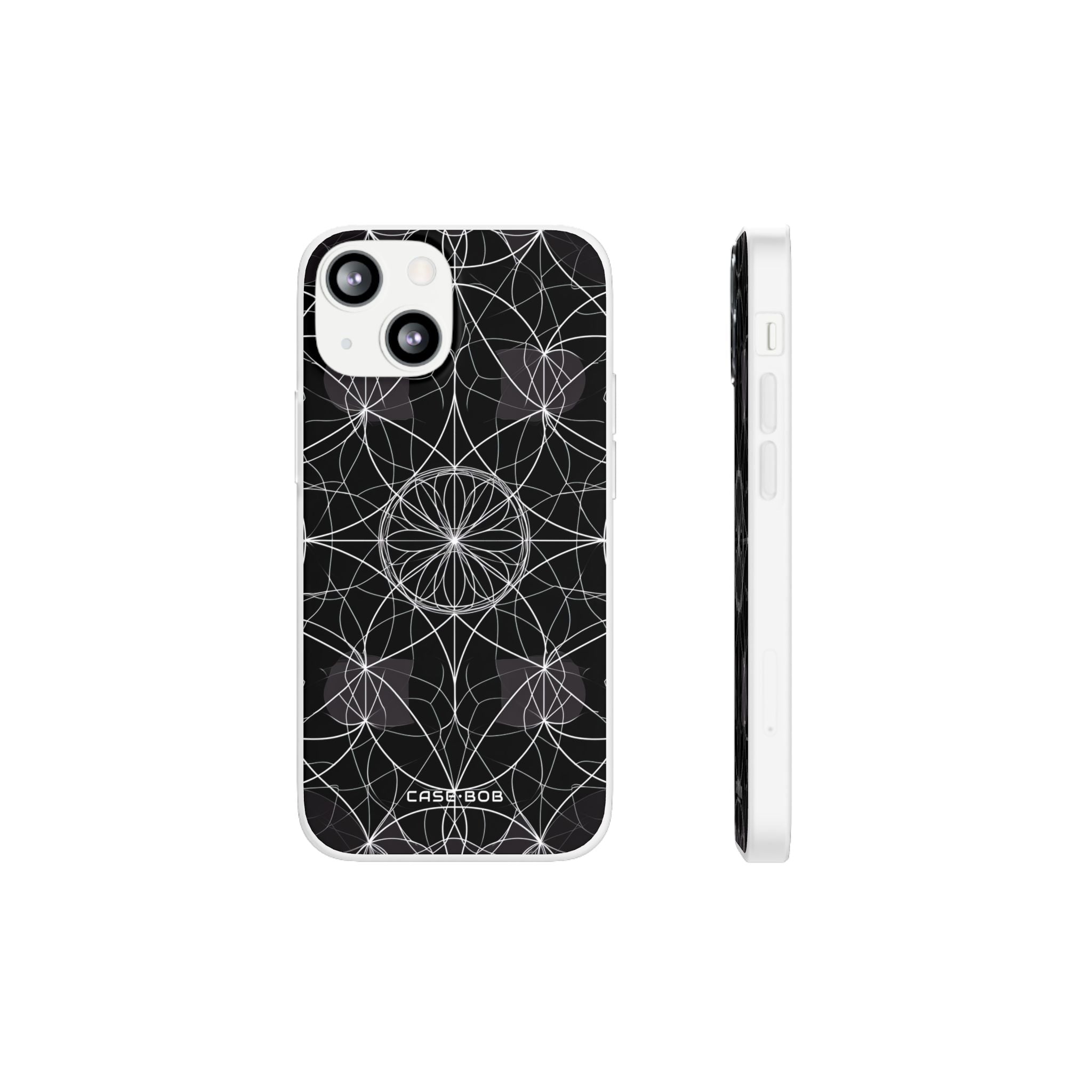 Radiant Petal Orbit iPhone 13 mini Case - Soft