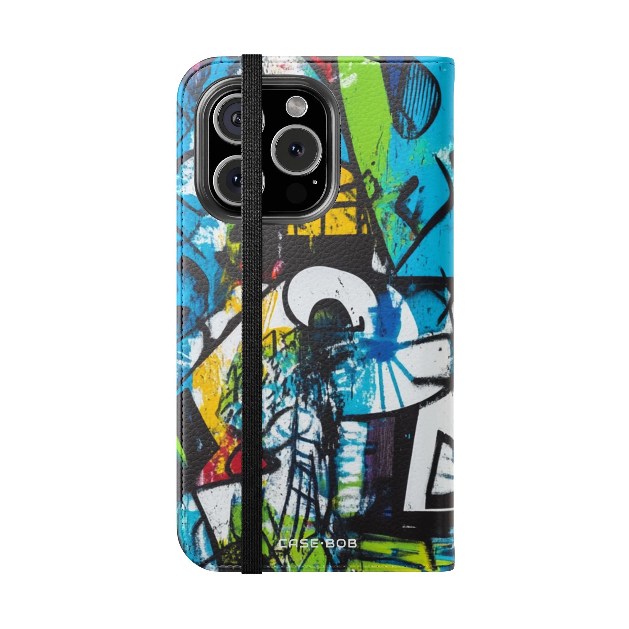 Bold Shapes Blue - iPhone 16 Pro Case - Wallet