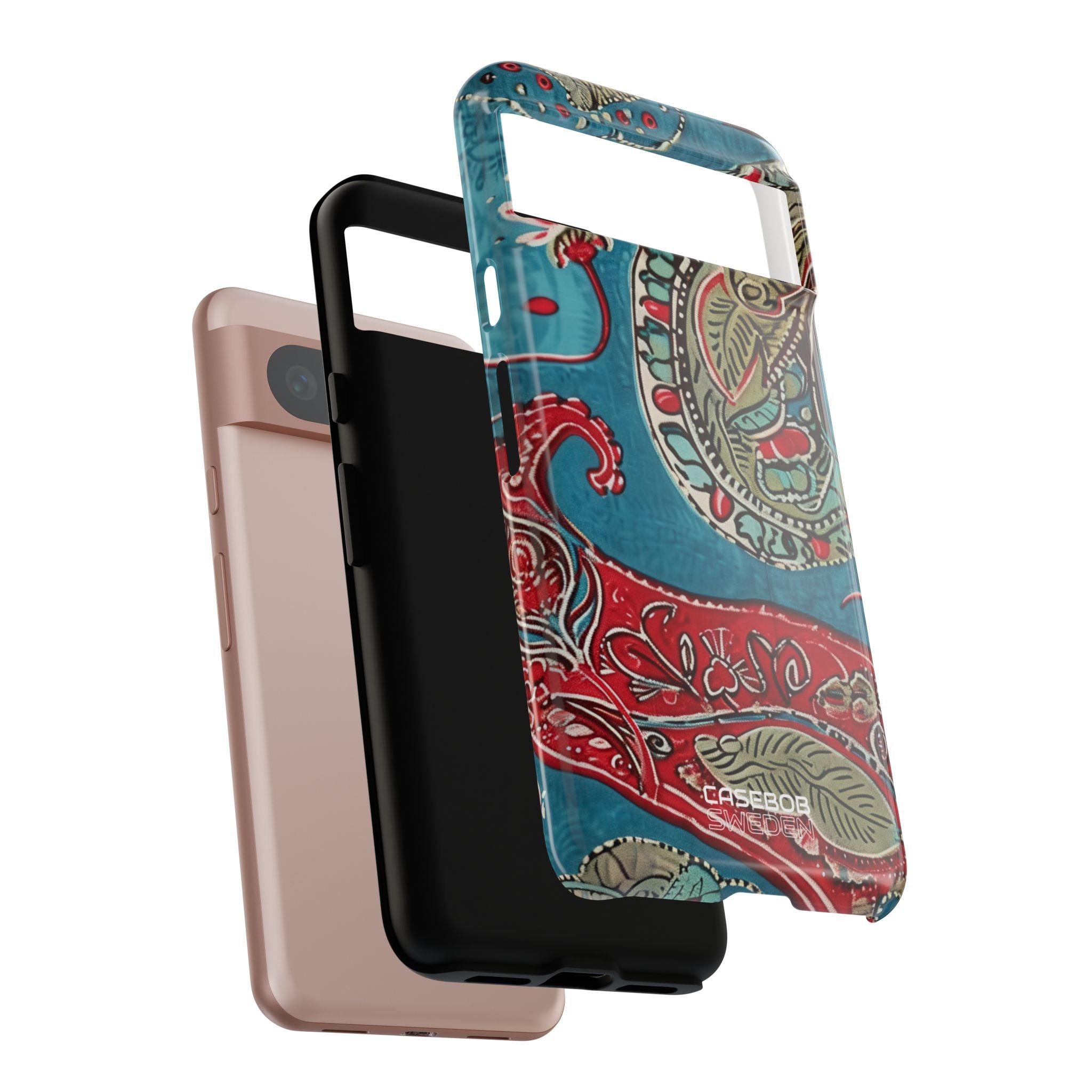 Paisley Floral Fusion Google Pixel 8 - Tough