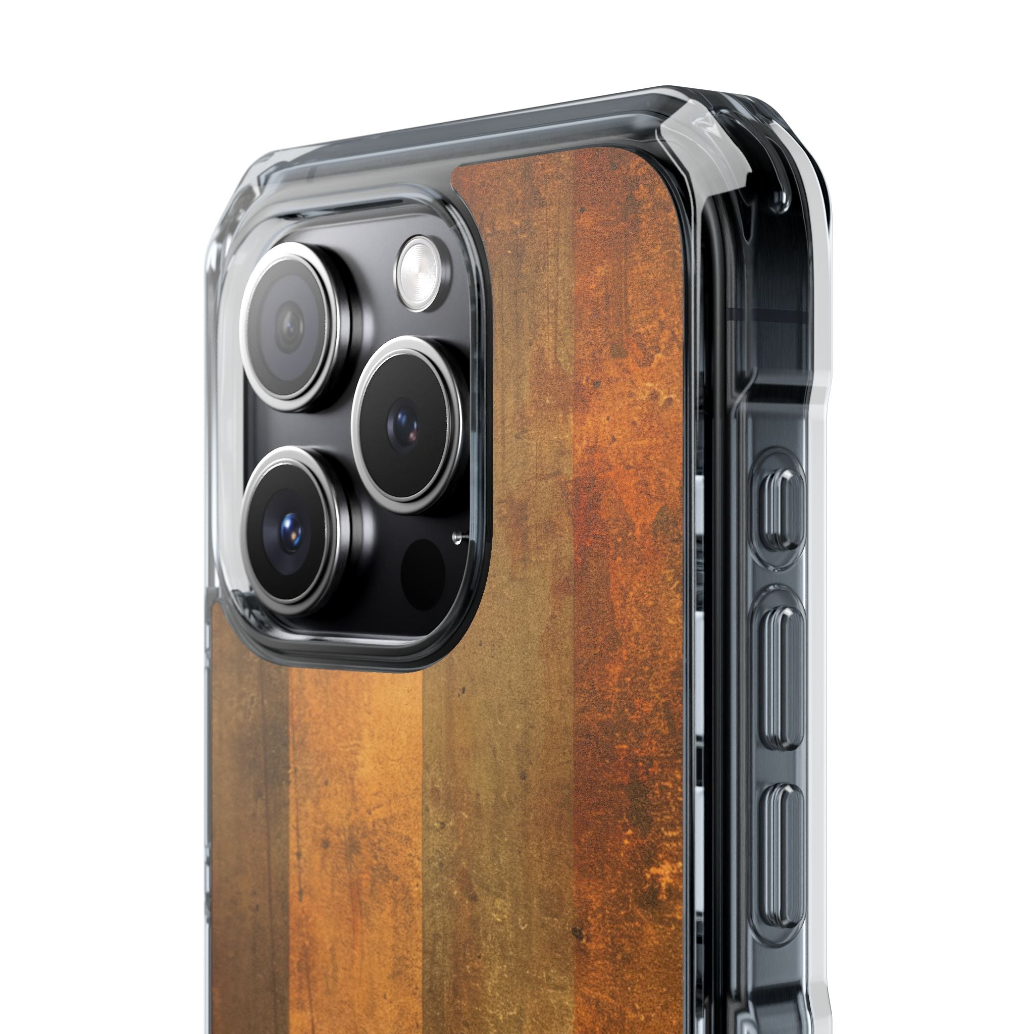 Rustic Striped Texture iPhone 15 - Impact Clear+