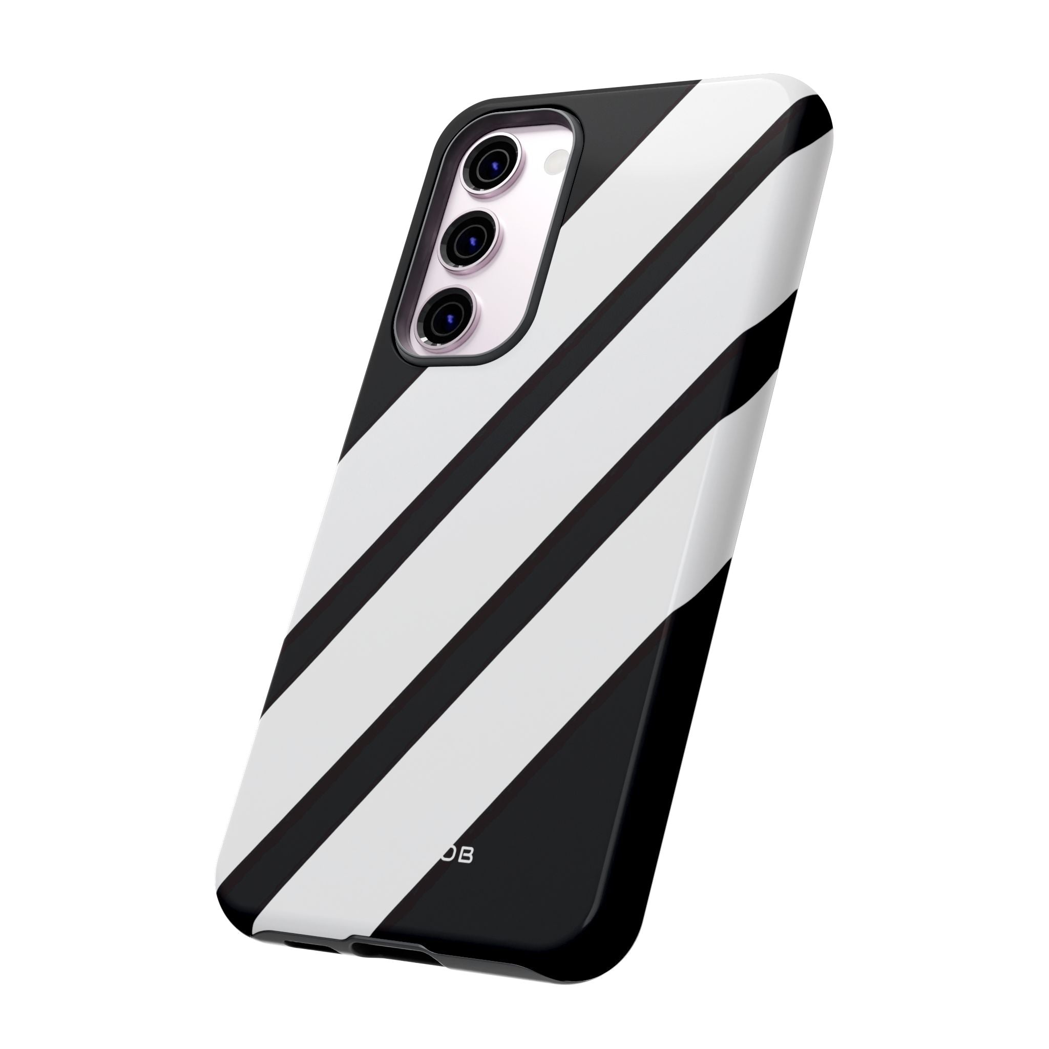 Diagonal Bands Noir Samsung S23 Plus Case - Tough