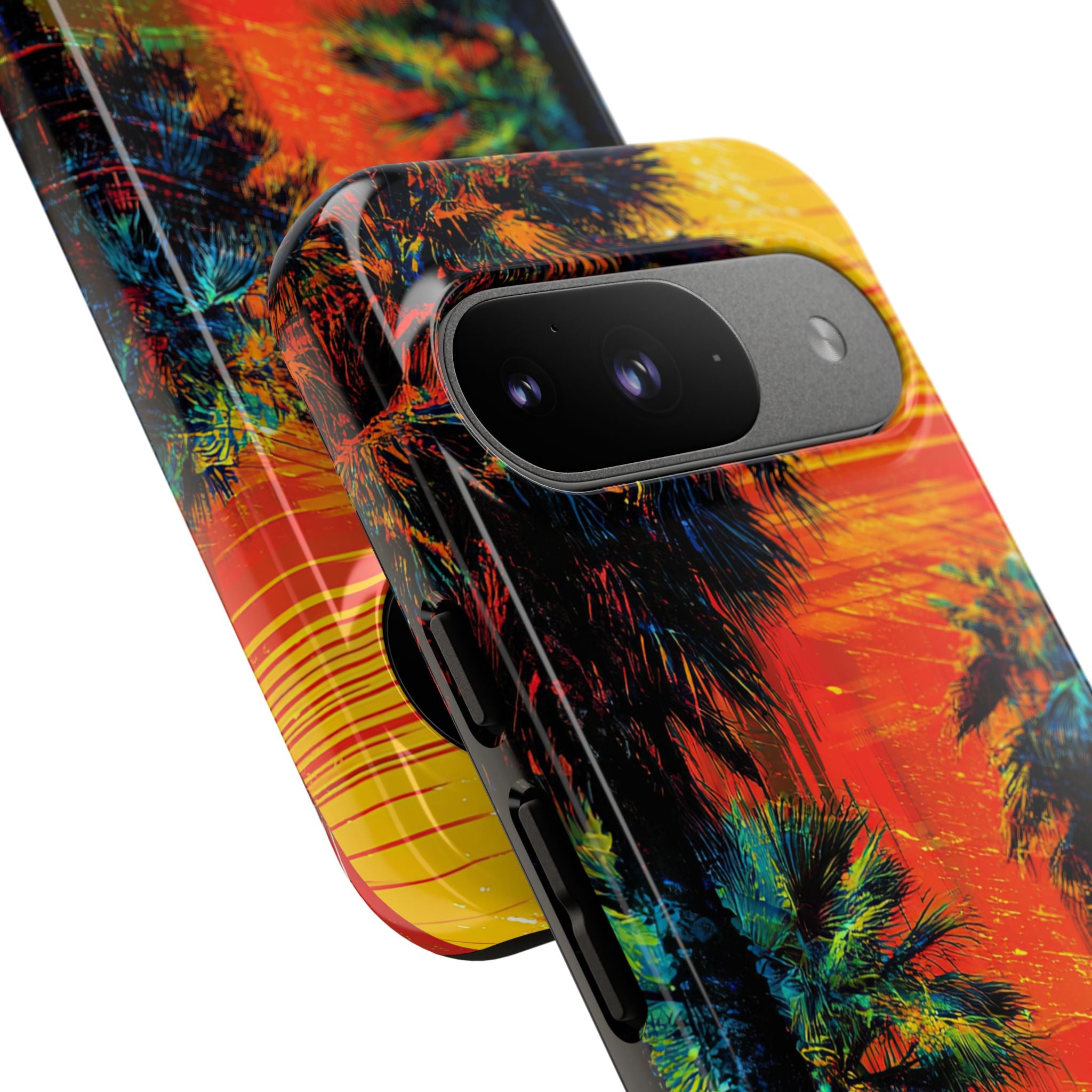 Tropical Sunburst Google Pixel 9 Case - Tough