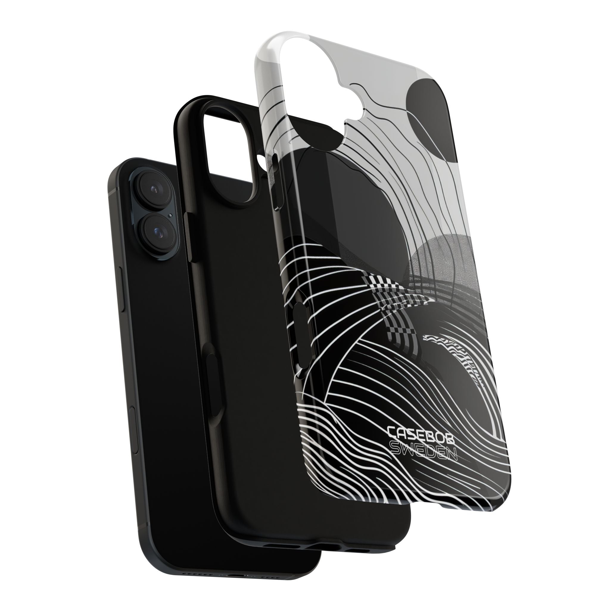 Monochrome Motion Flow iPhone 16 – Robust