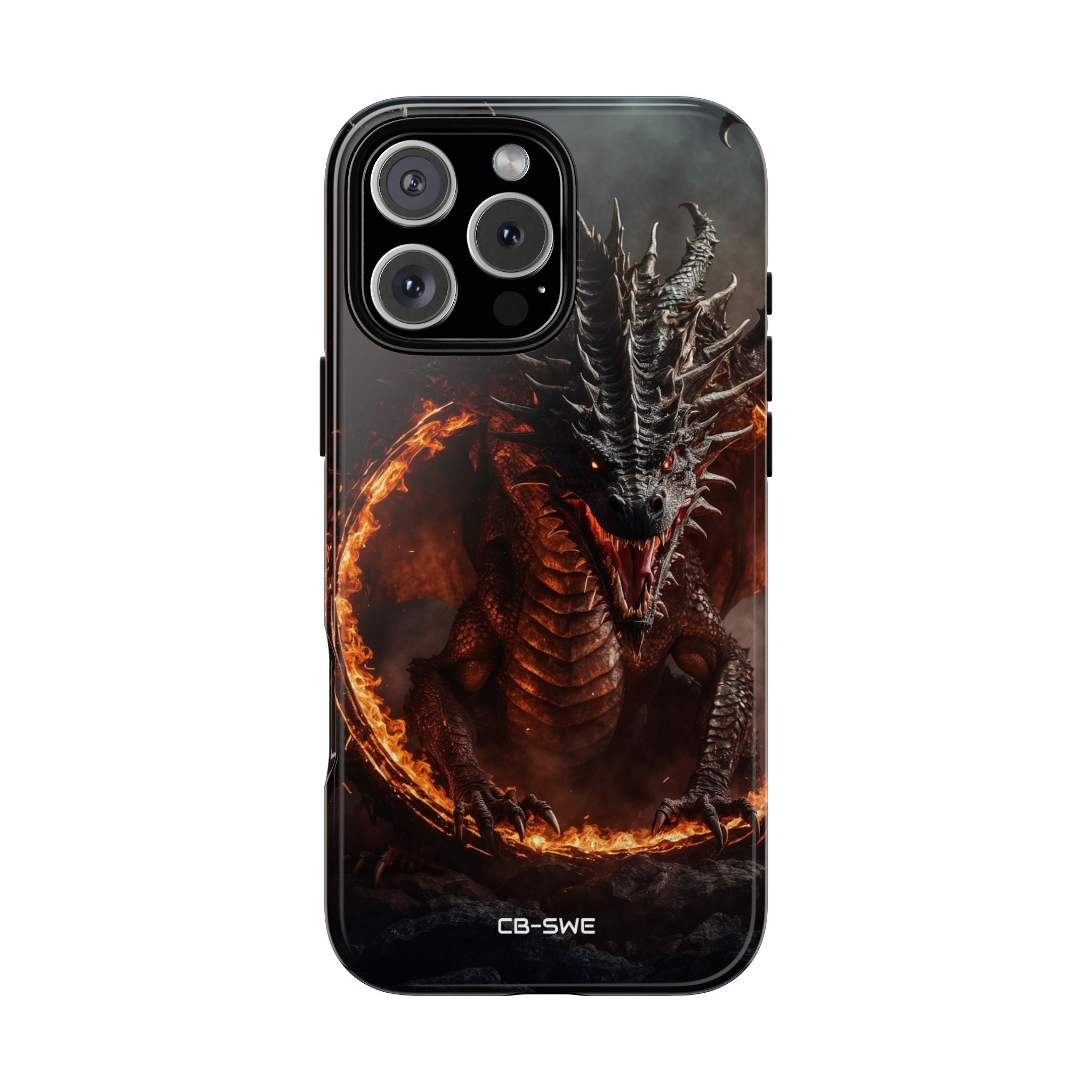 Fiery Dragon Roars - iPhone Case