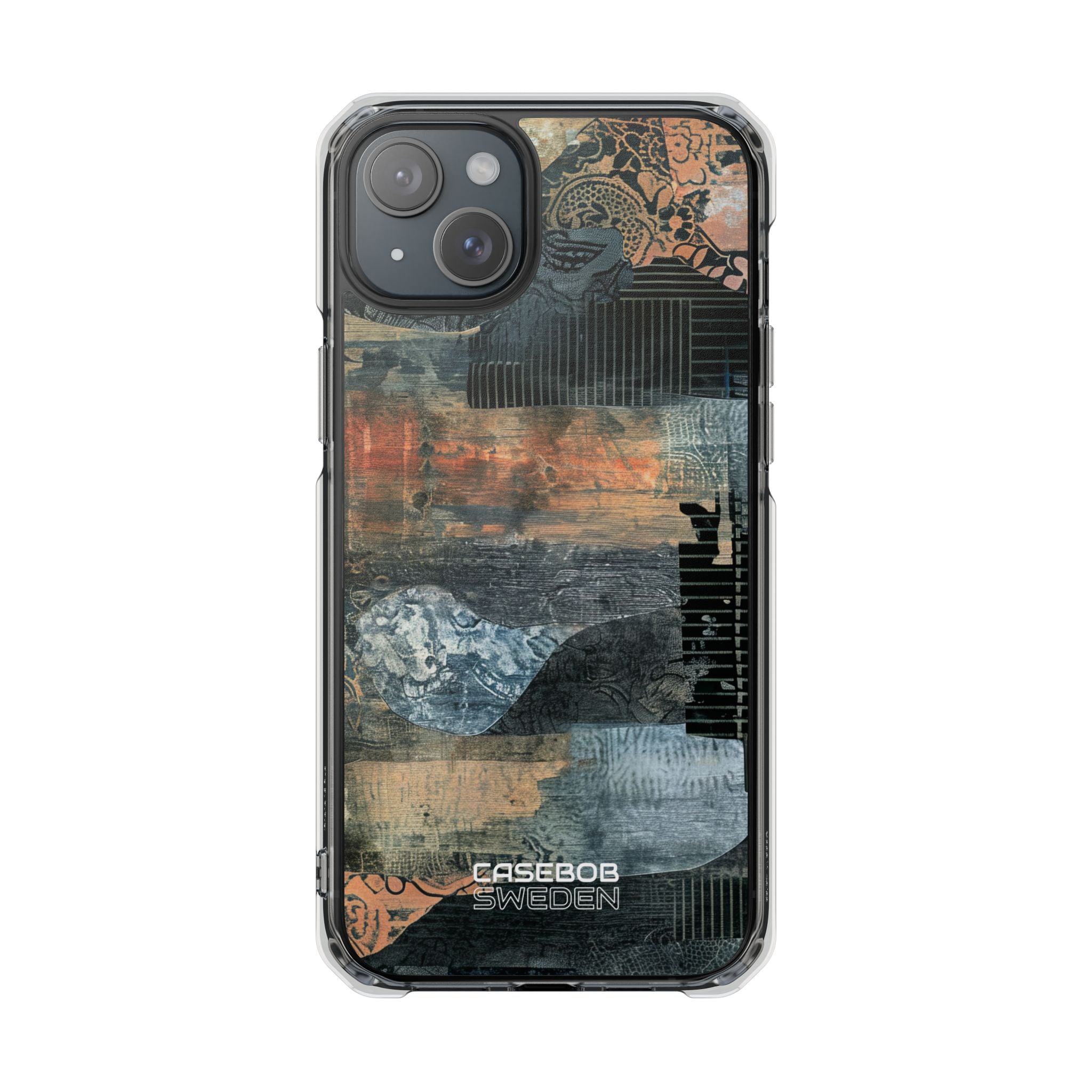 Rust Bloom Tangle iPhone 15 - Impact Clear+