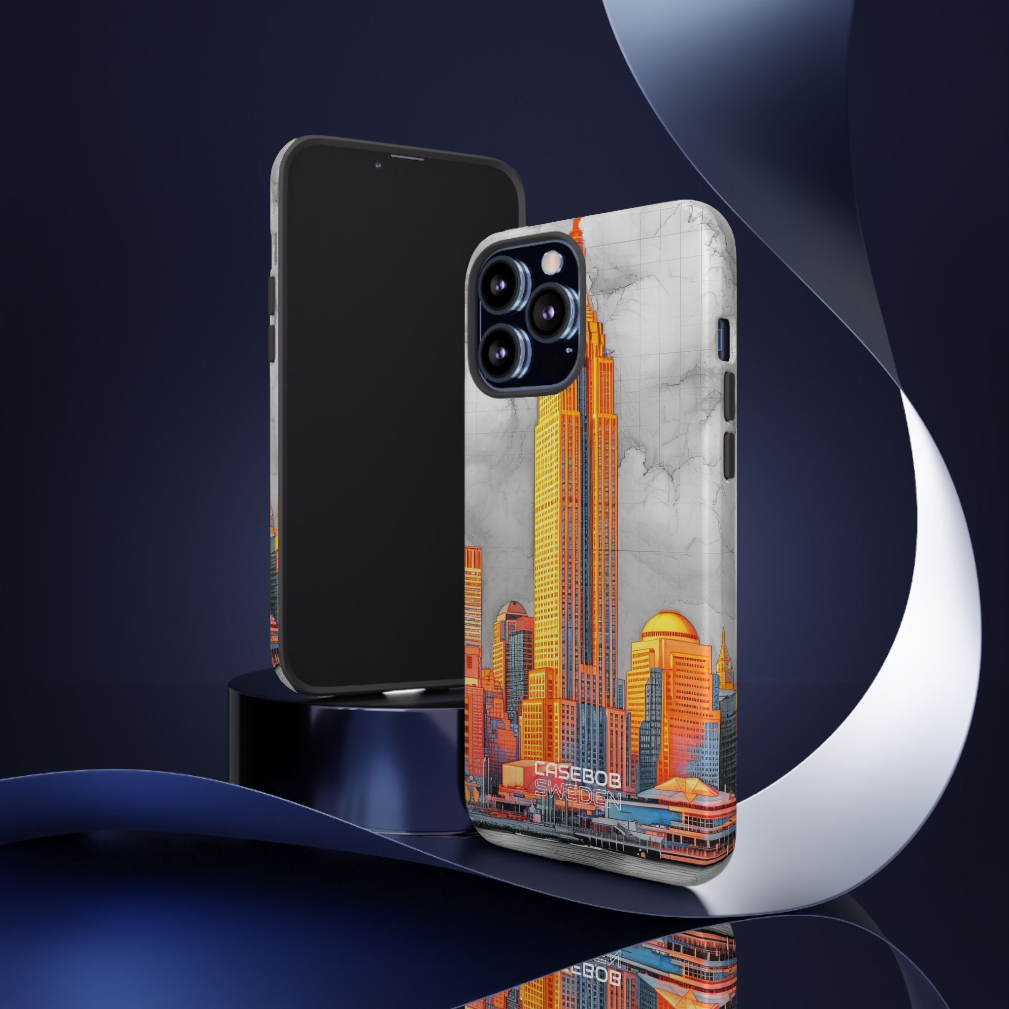 Vibrant City Skyline iPhone 13 - Tough