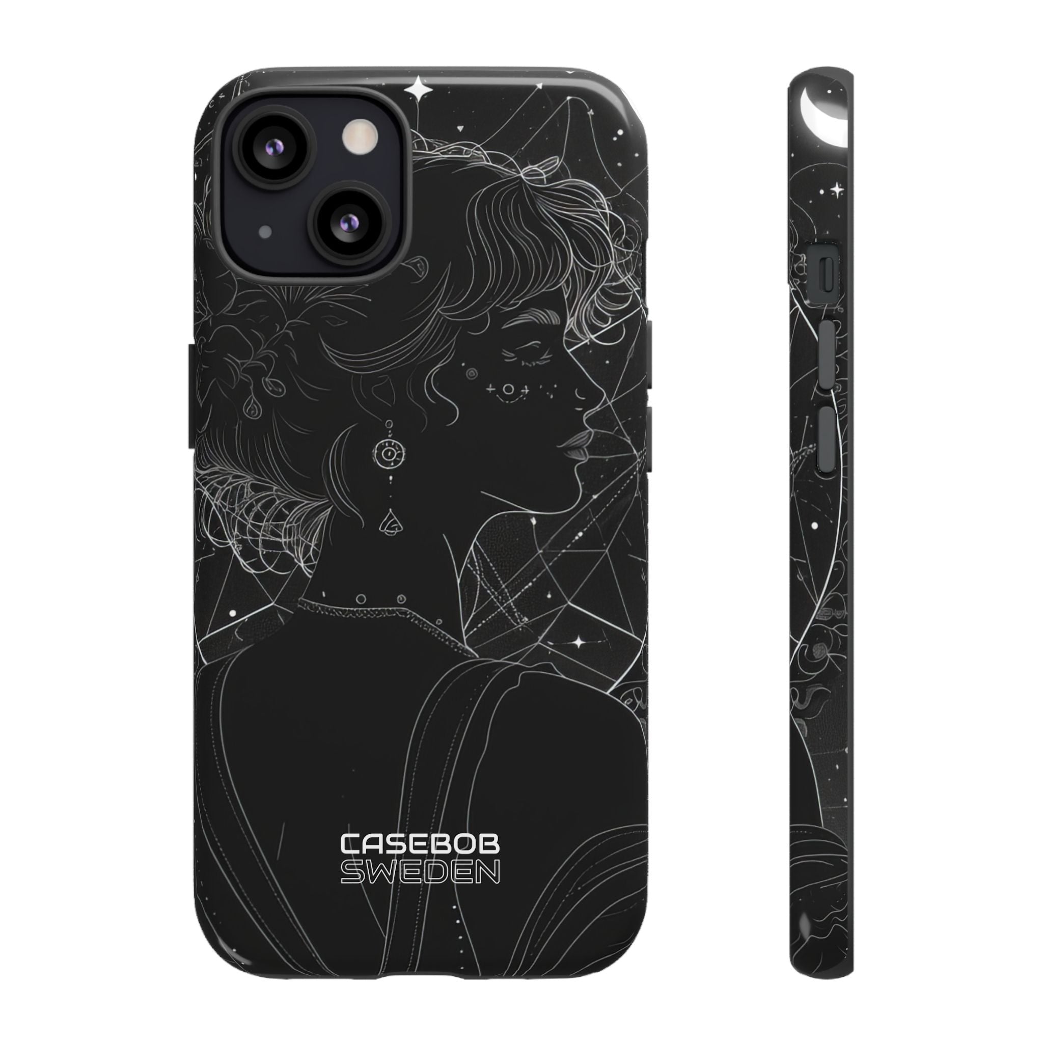 Celestial Bloom Silhouette iPhone 13 - Tough