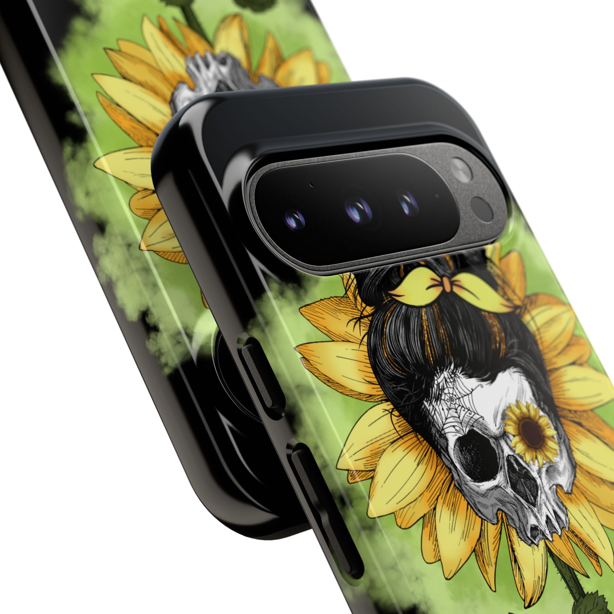 Sunflower Skull Fusion - Google Pixel Case