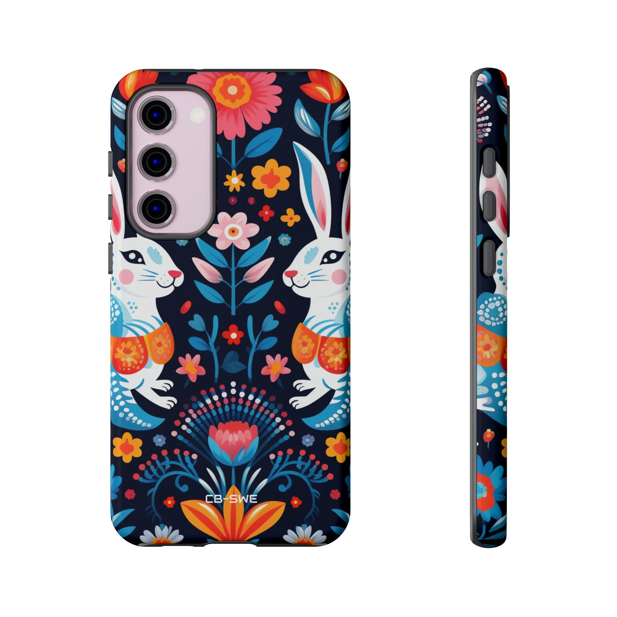 Bunnies Hop Flowers - Samsung Case