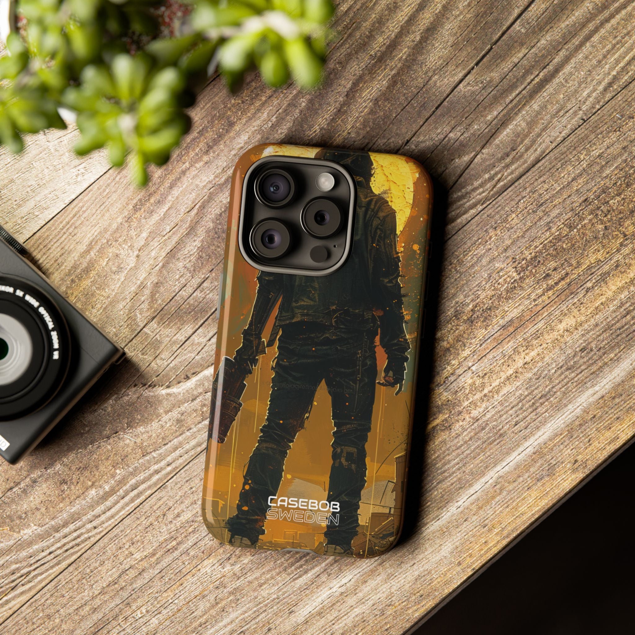 Crimson Fallout Horizon iPhone 15 - Tough
