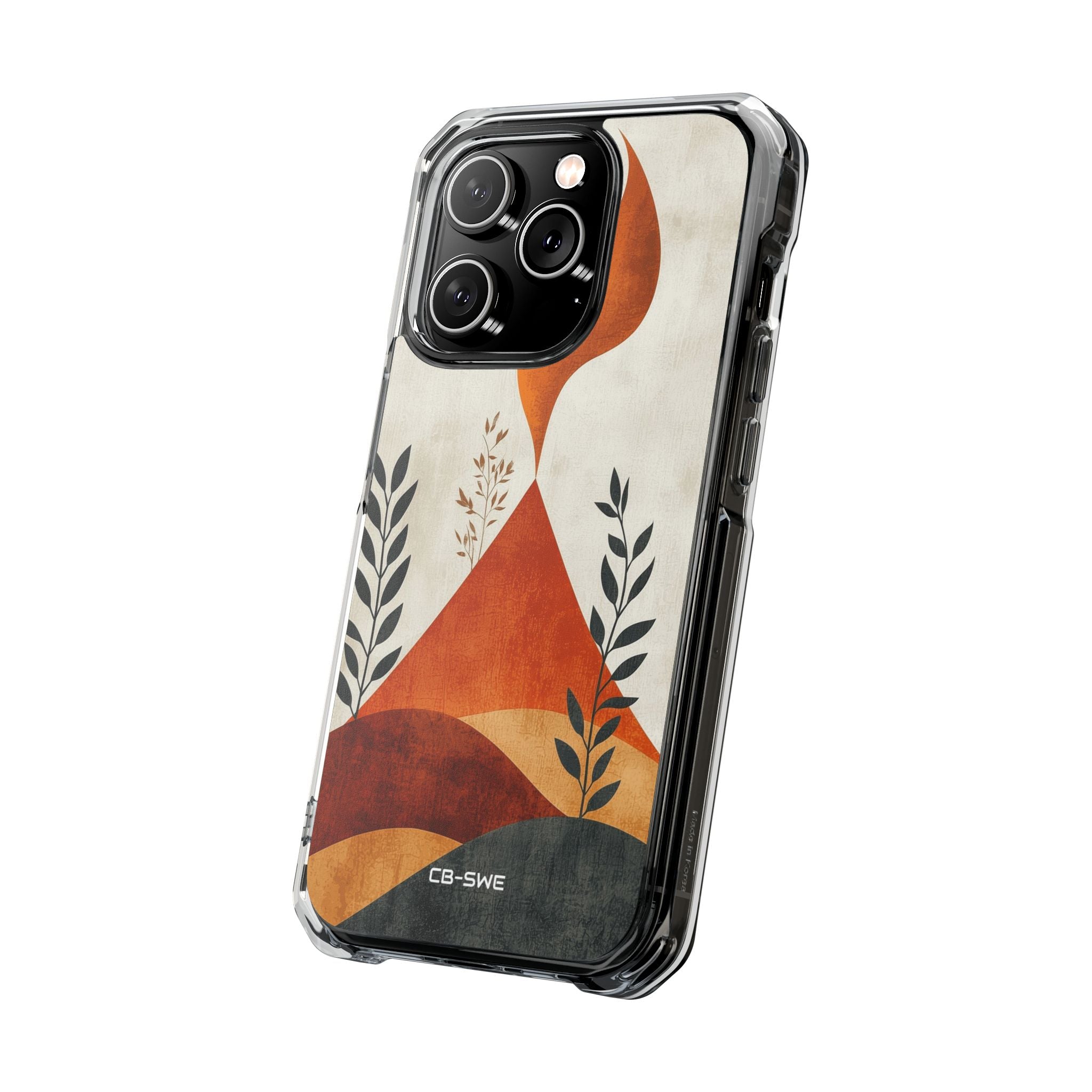 Flames Touch Mountains iPhone Case - Impact