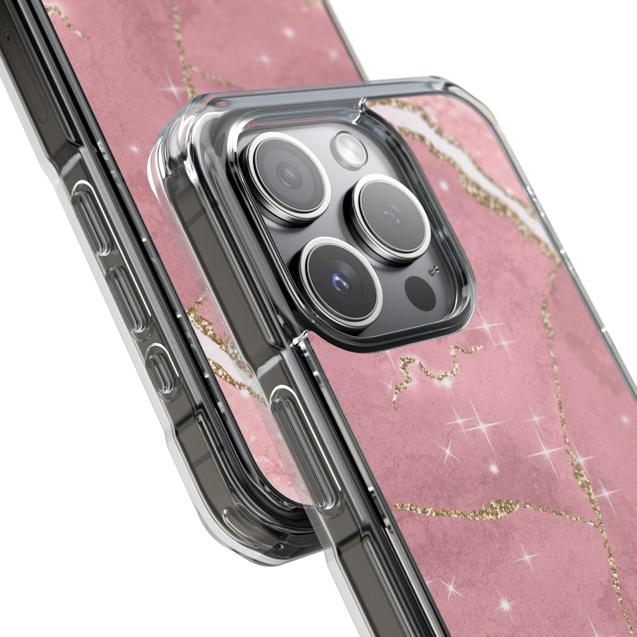 Pink Marble Luxe iPhone Case - Impact