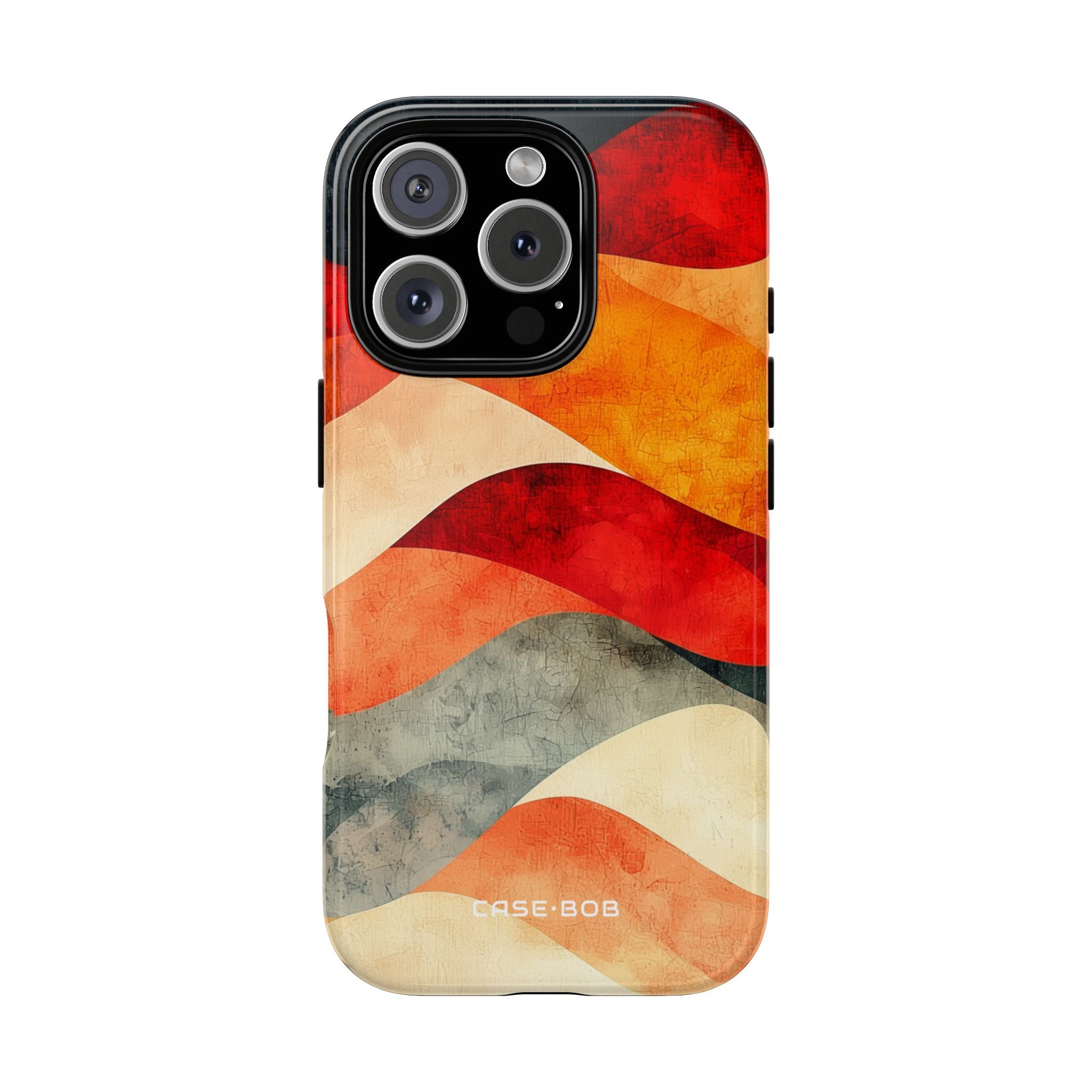 Cracked Wave Layers iPhone 16 Pro Case - Tough