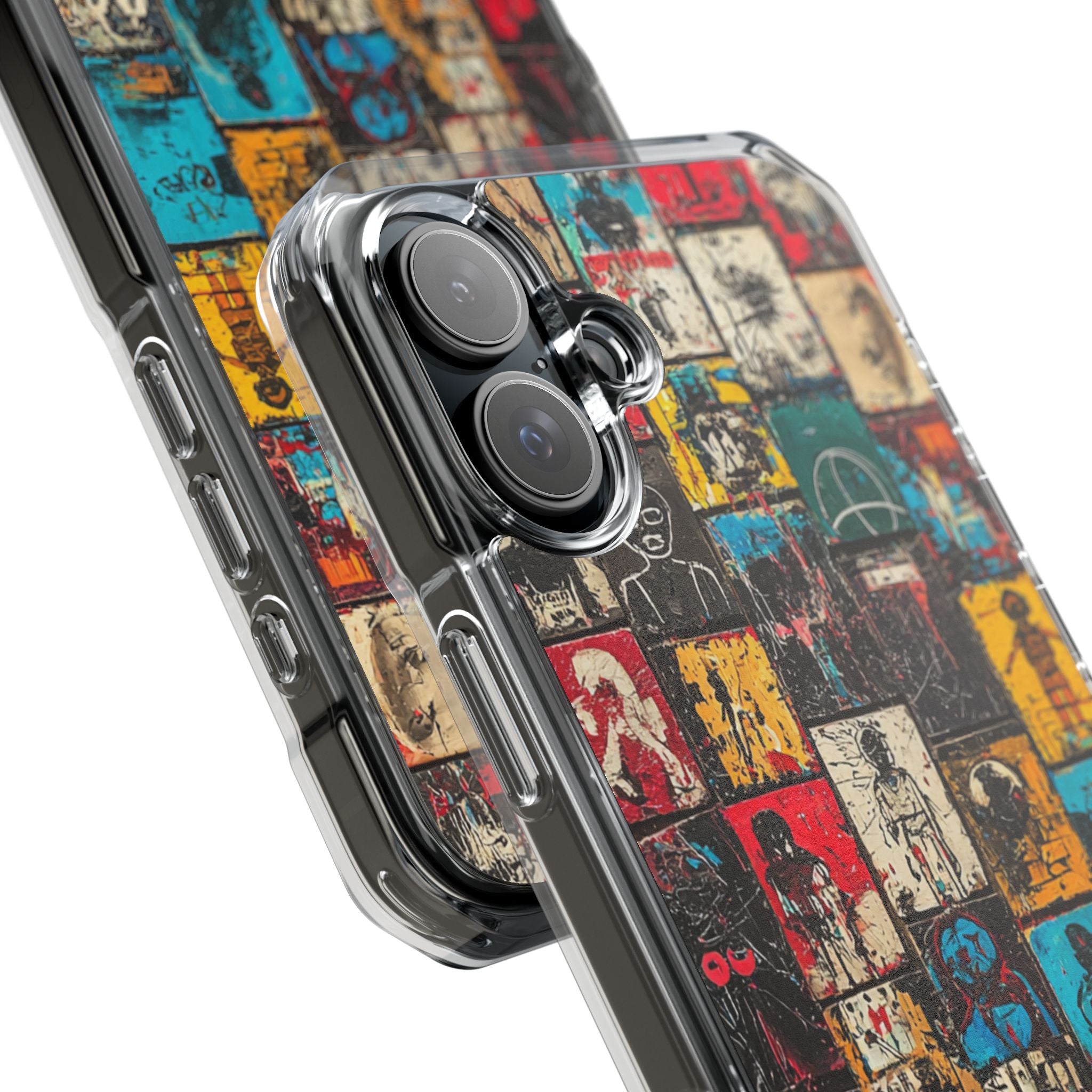 Figured Grid iPhone 16 Plus Case - Impact