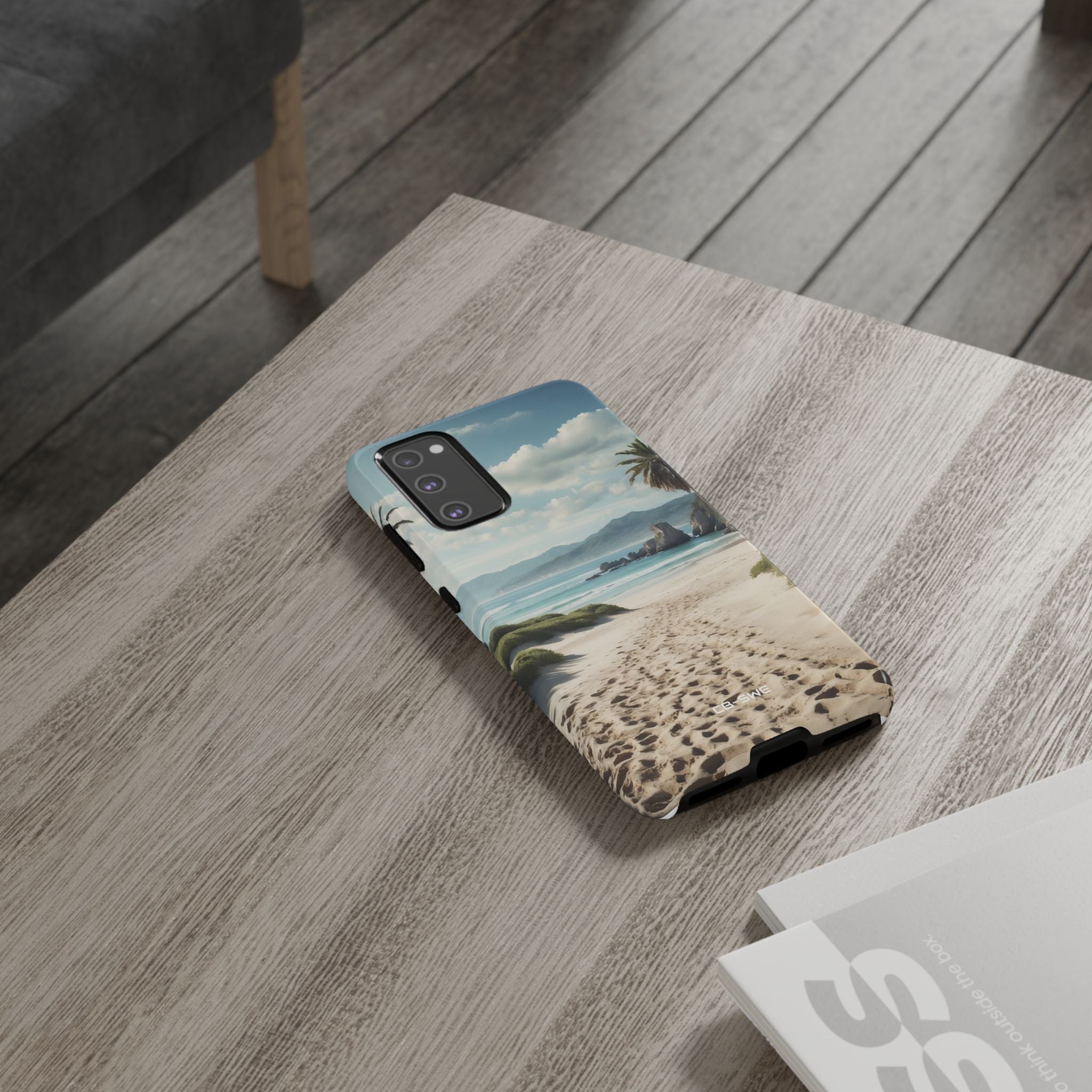 Footprints Trace Sand - Samsung Case