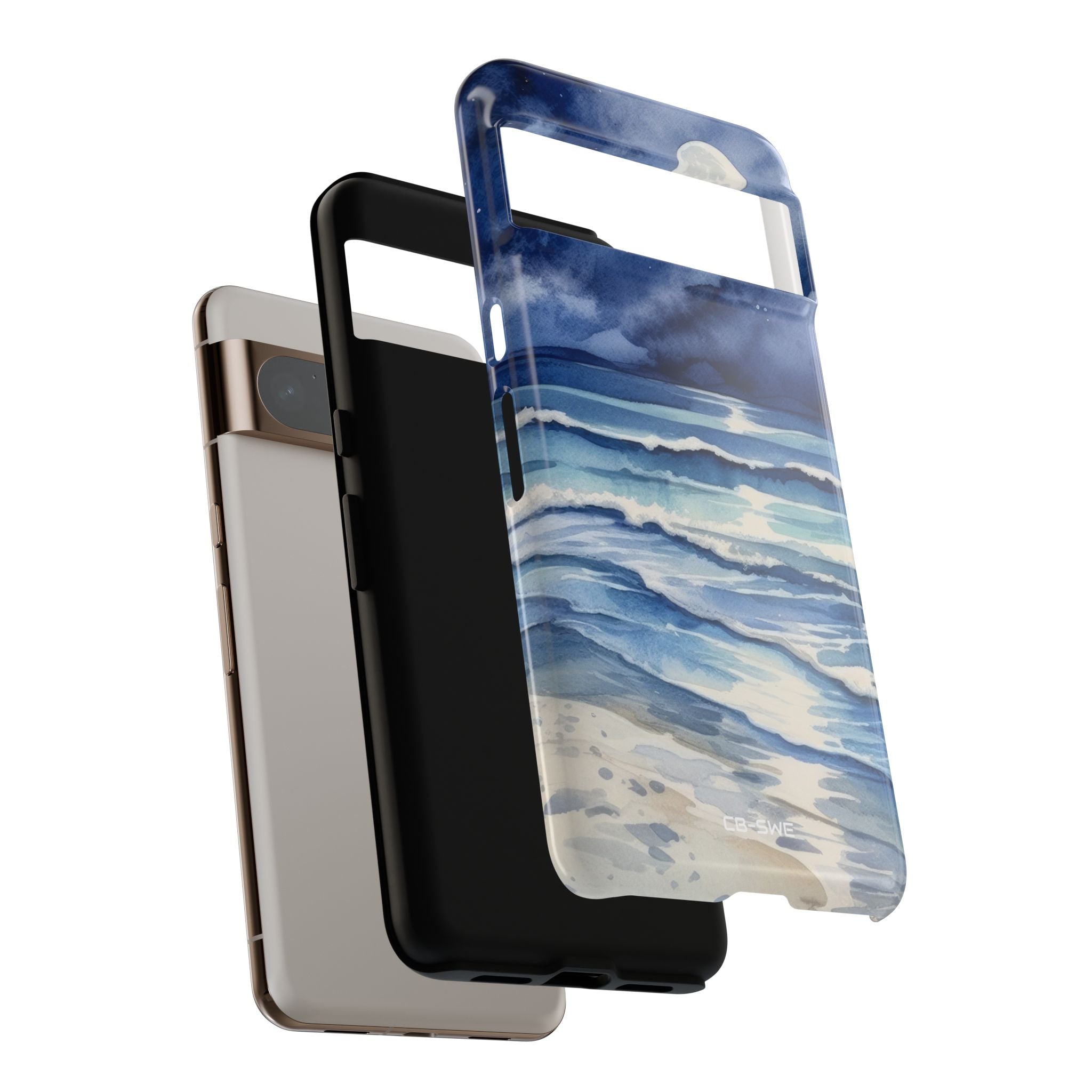 Moonlight Reflects Waves - Google Pixel Case