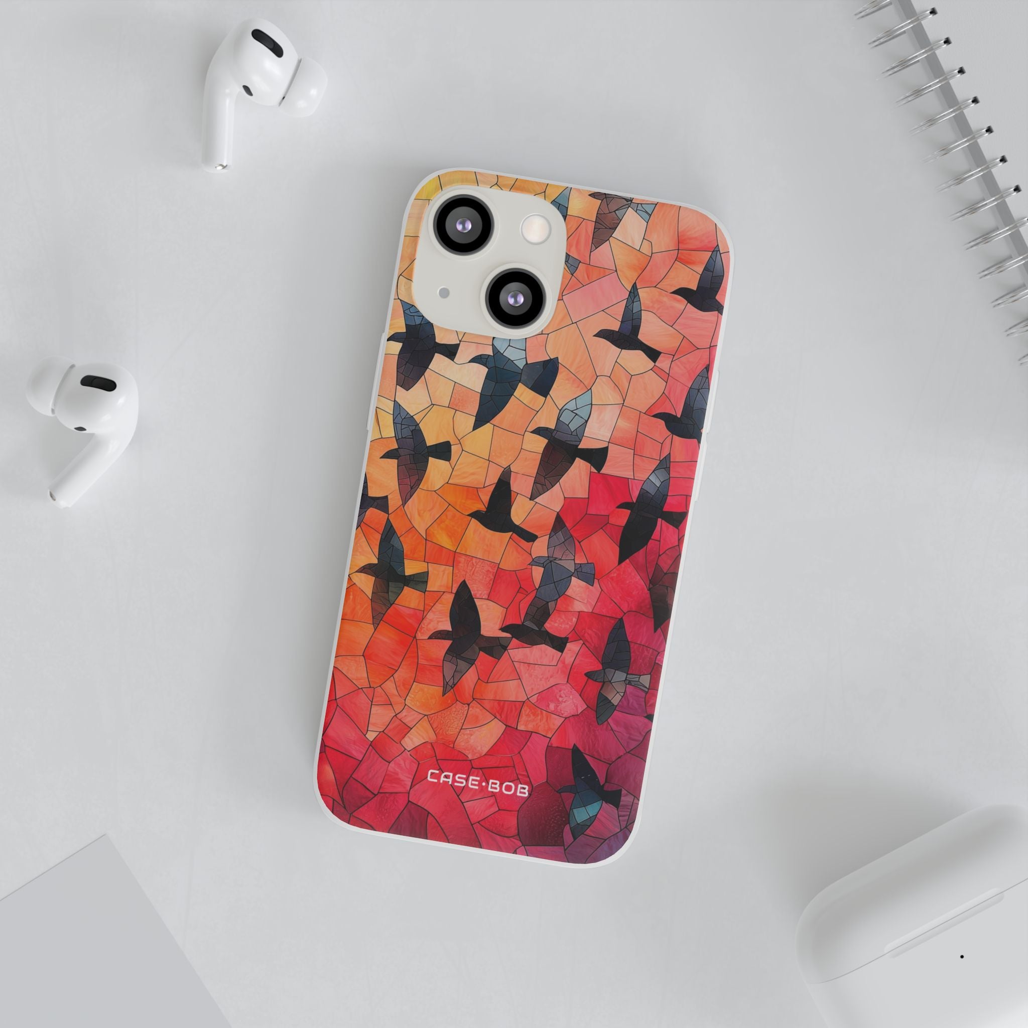 Blackbird Glow iPhone 13 mini Case - Soft
