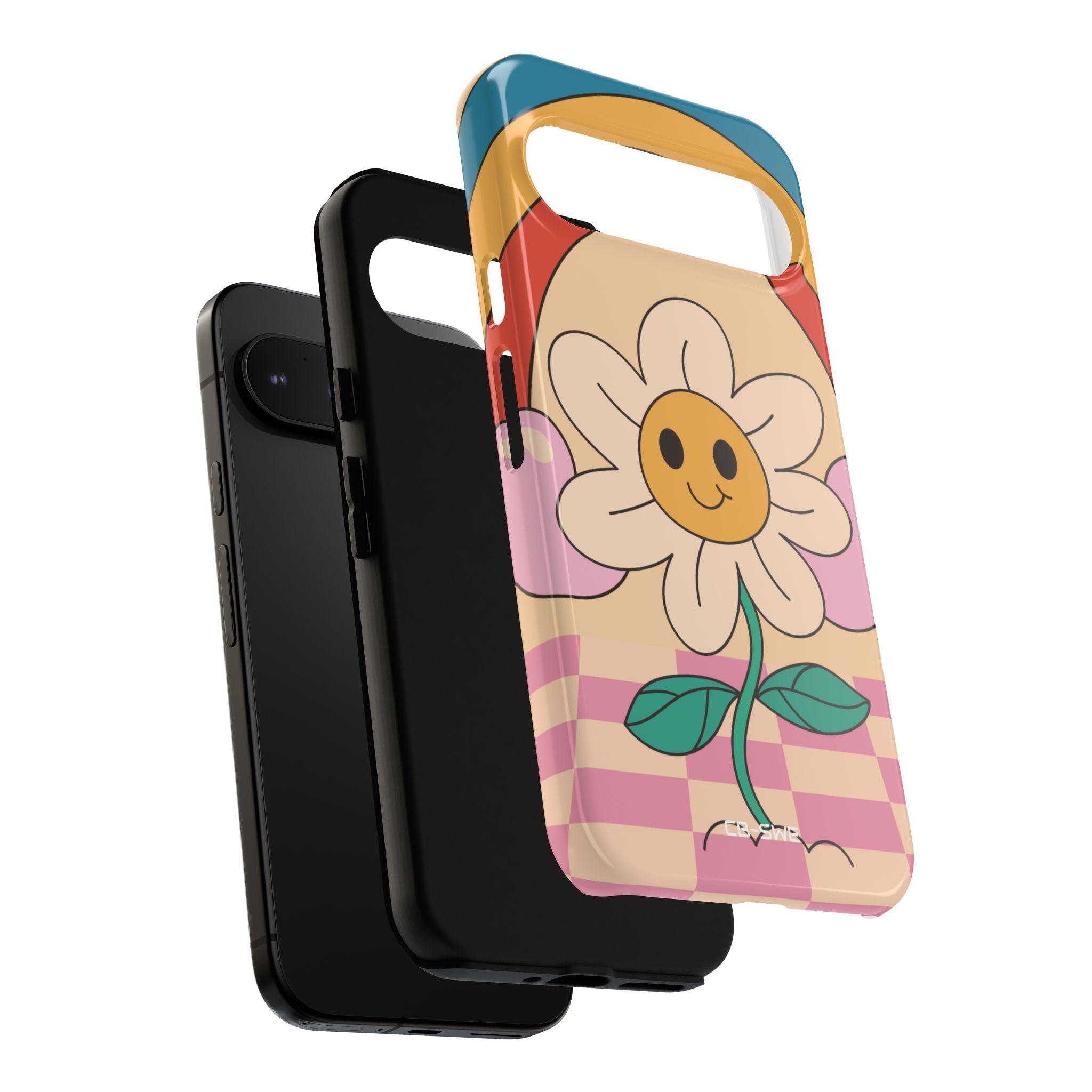 Joyful Retro Bloom - Google Pixel Case