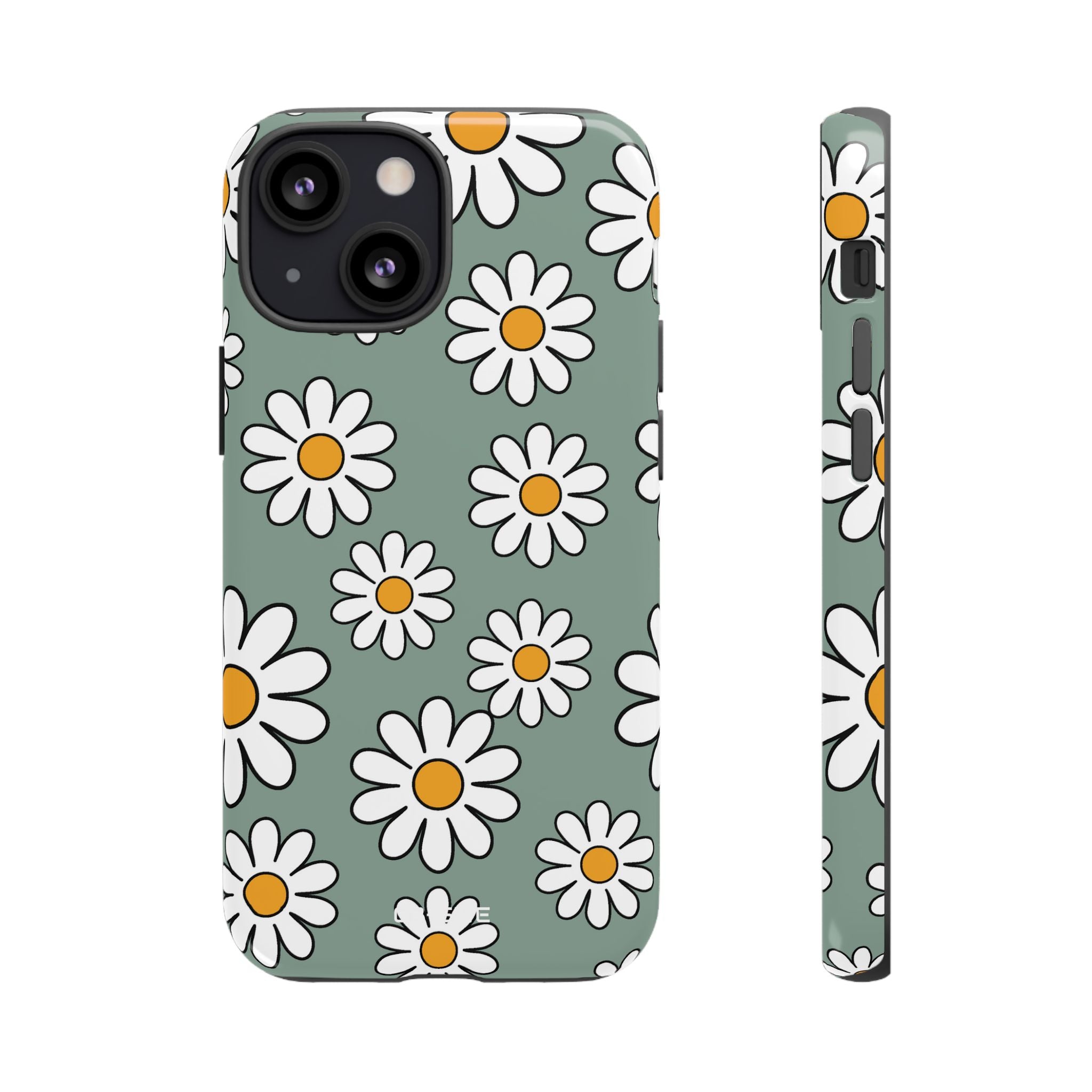 Daisies Dance Playfully - iPhone Case