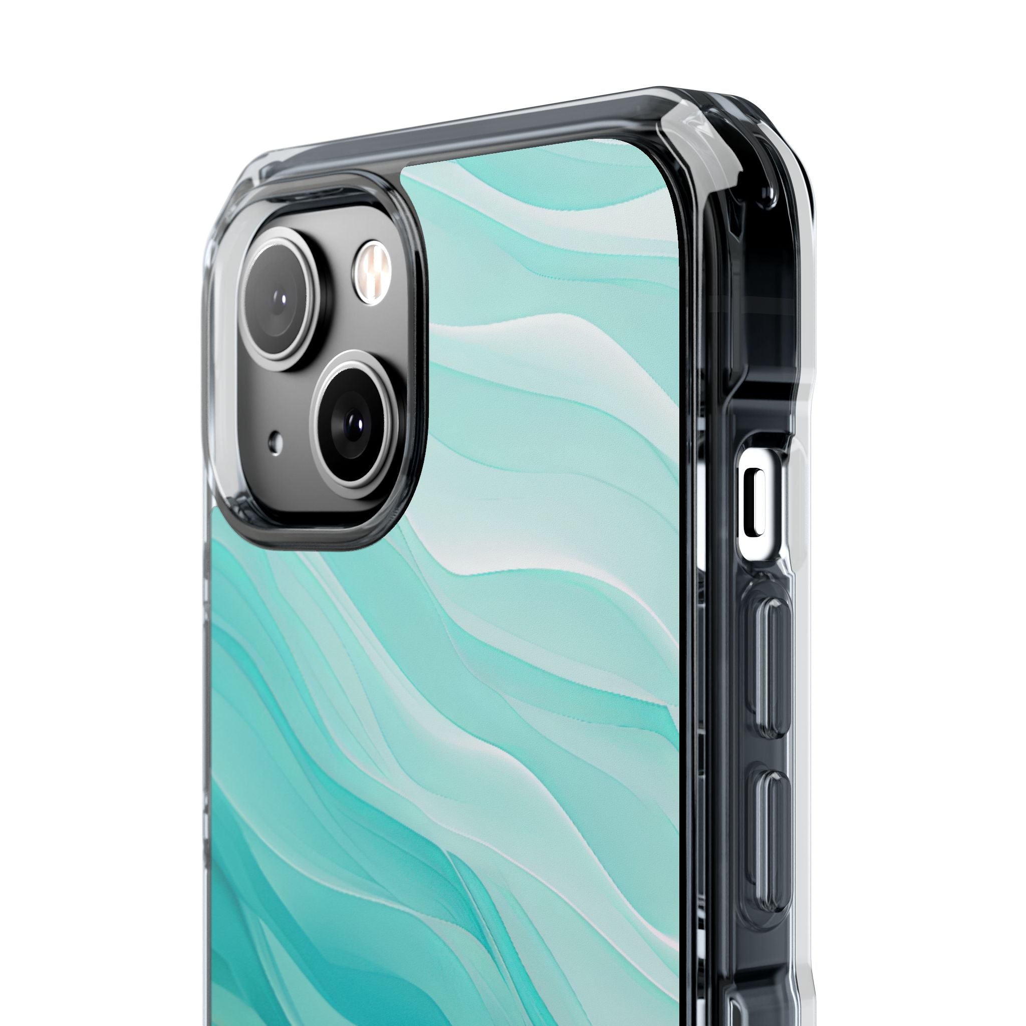 Soothing Aqua Waves iPhone 14 - Impact Clear+