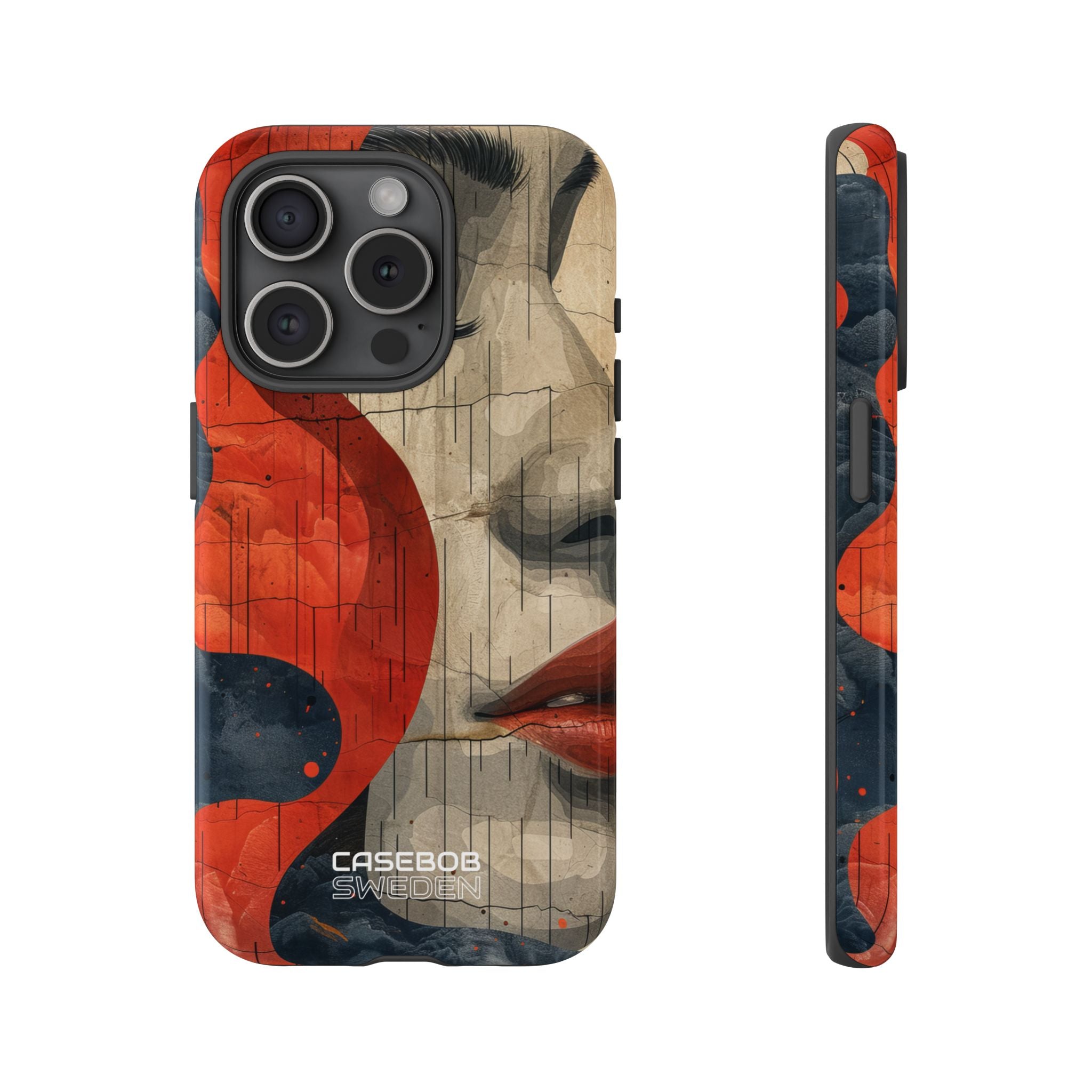 Crimson Flow Profile iPhone 15 - Resistente