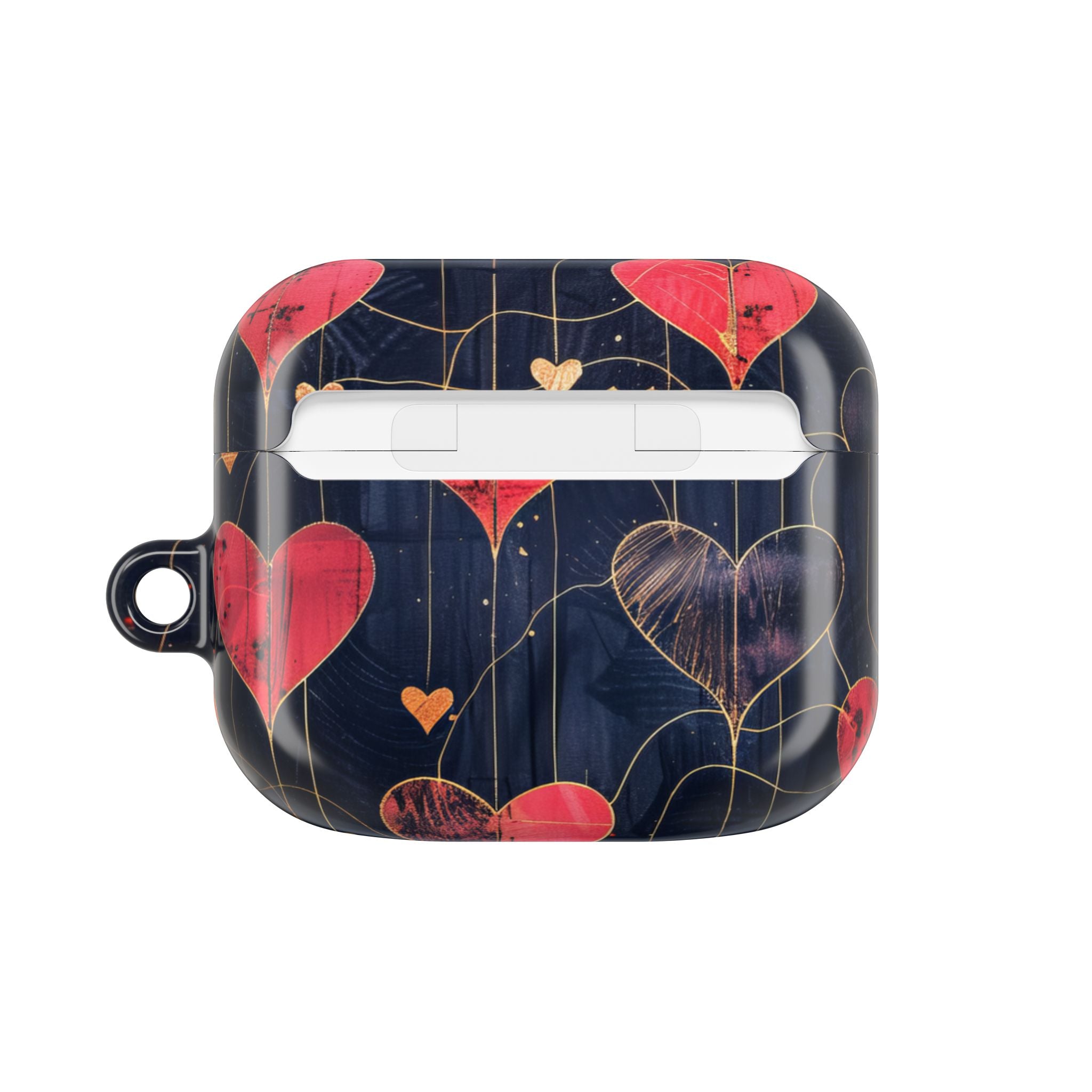 Rauhallinen sydänruudukko - AirPods Case