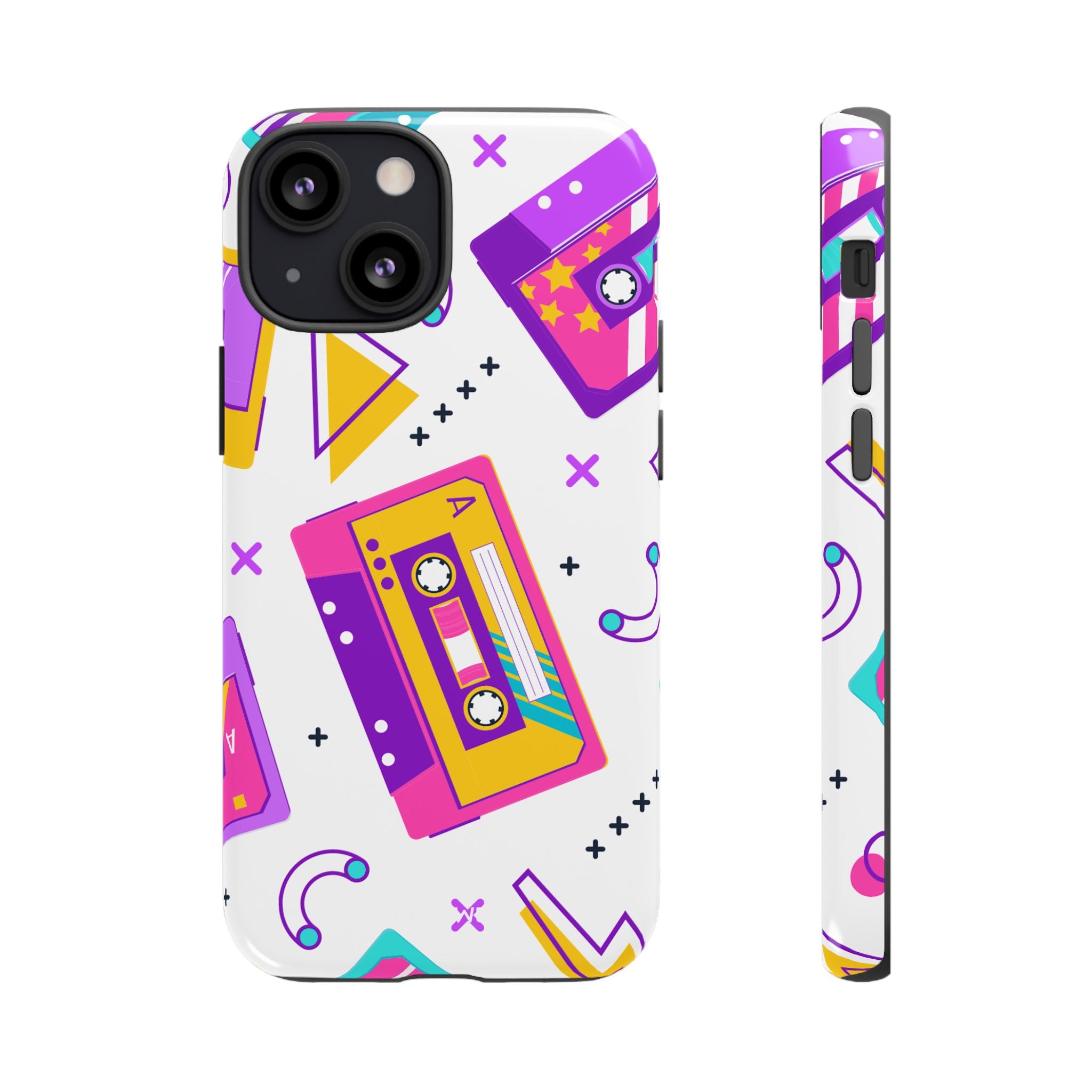Retro Cassette Chaos - iPhone Case