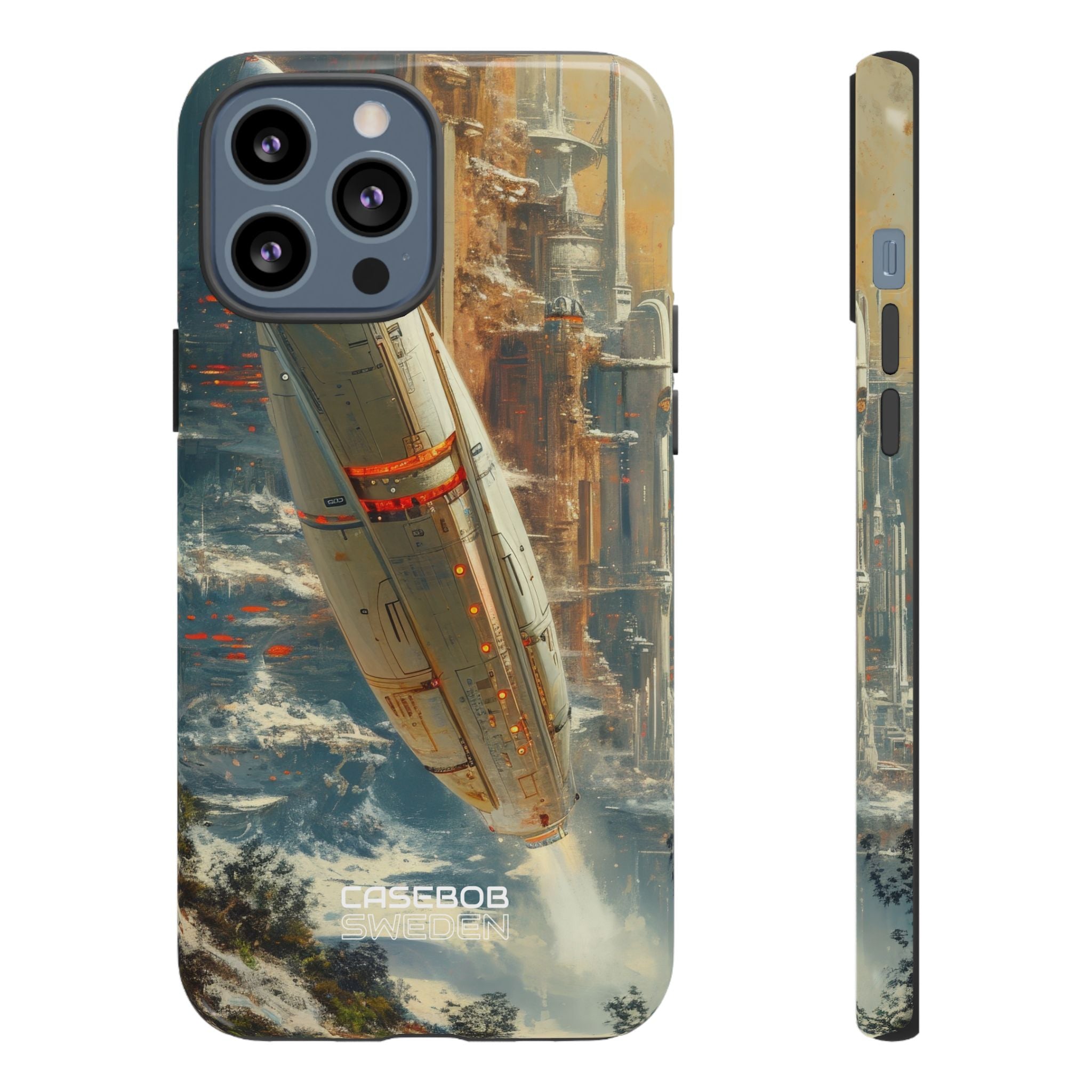 Futuristic Forest Voyage iPhone 13 - Tough