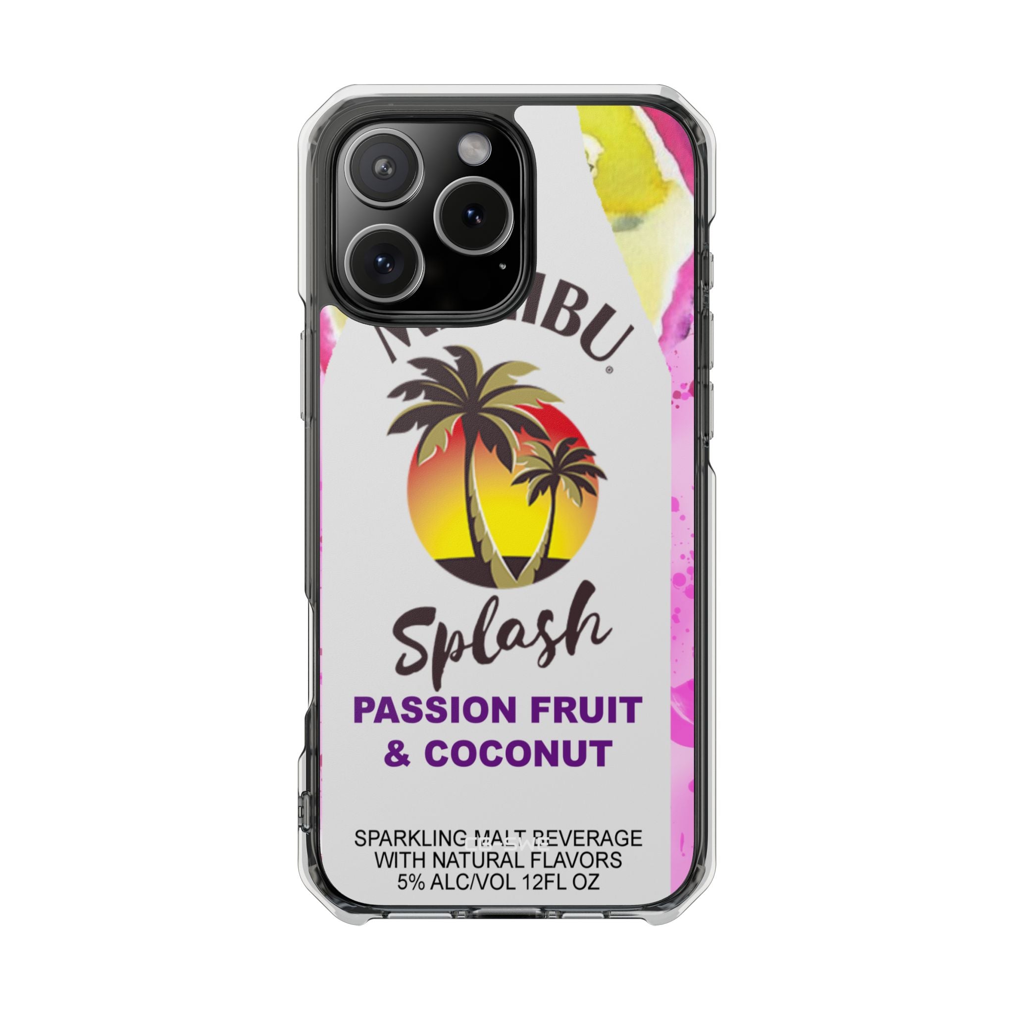 Tropical Sunset Splash iPhone Case - Impact