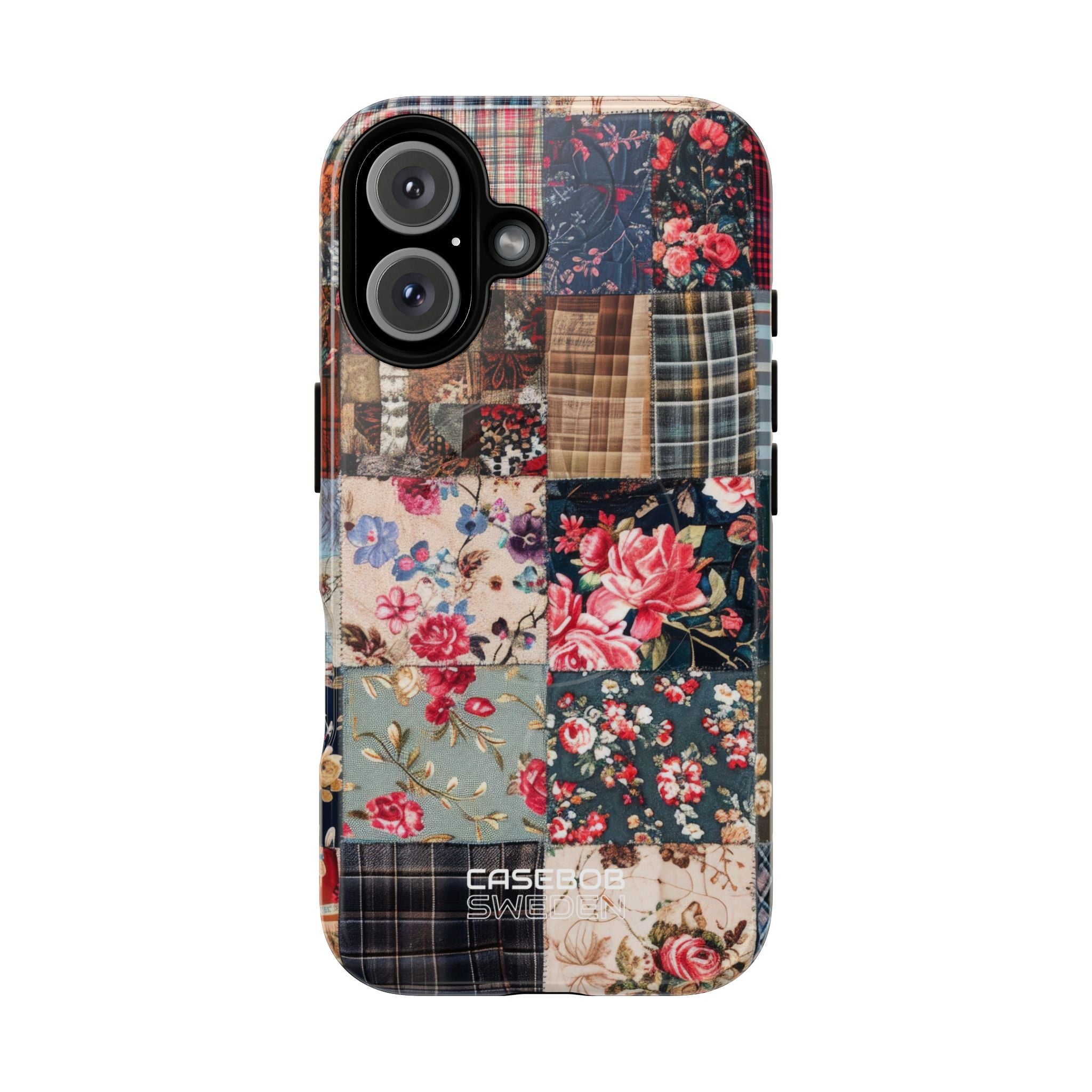 Patchwork Floral Quilt iPhone 16 - Tough+