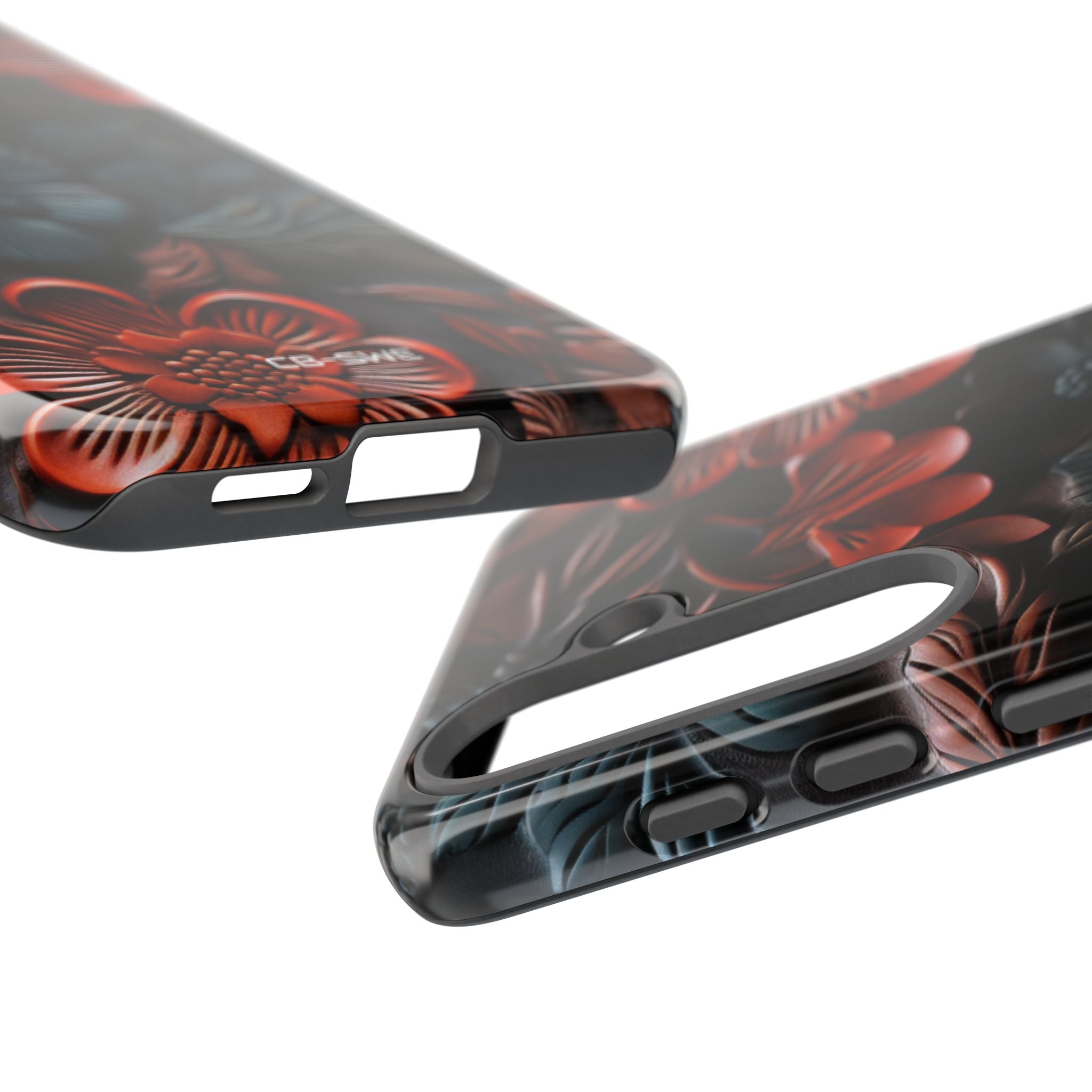 Sculpted Floral Elegance - Samsung Case