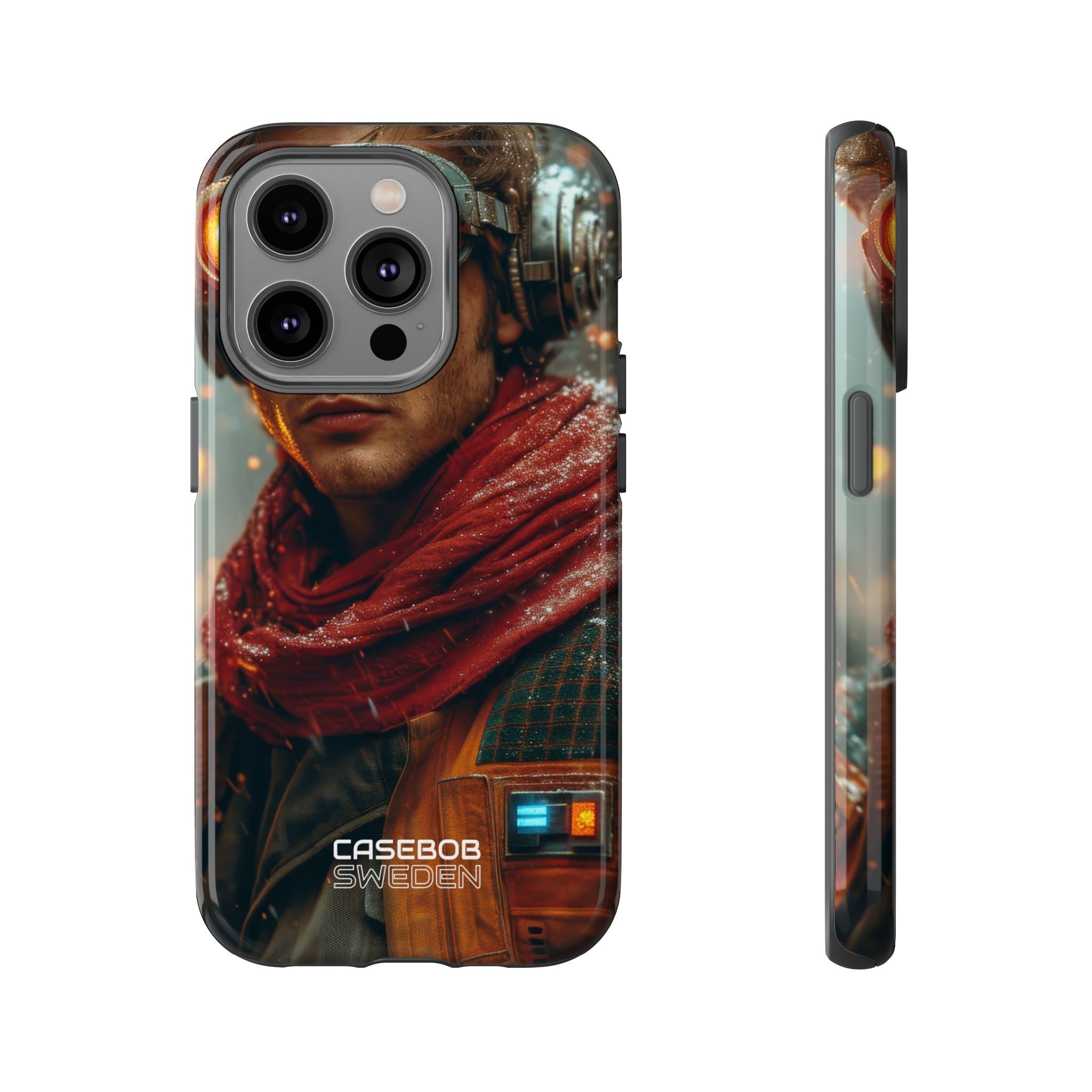 Futuristic Steampunk Explorer iPhone 14 - Tough