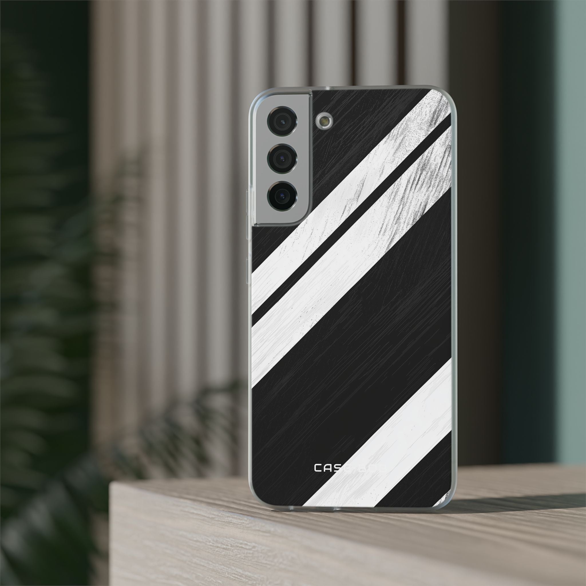 Distressed Stripe Motion Samsung S22 Plus Case - Soft