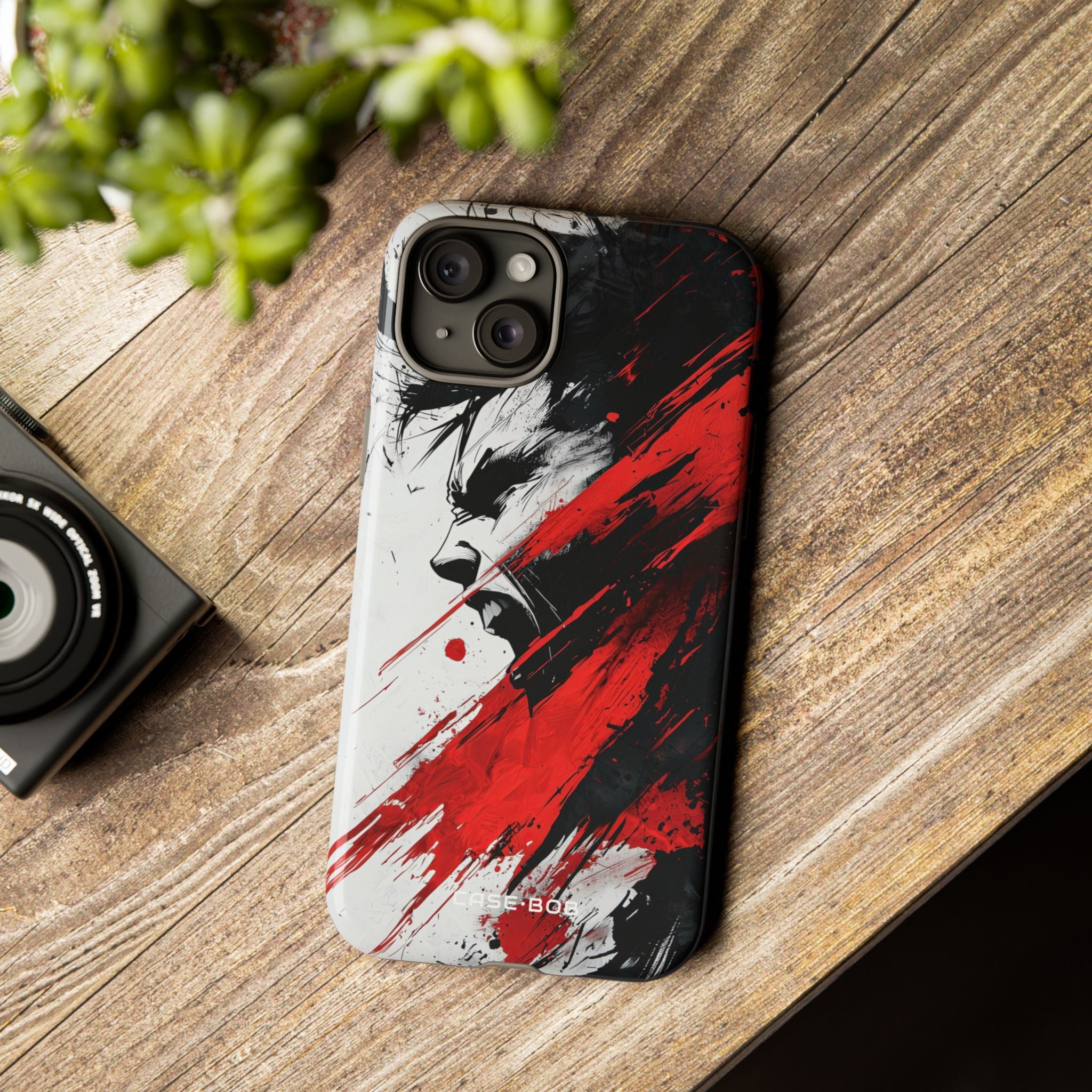 Yelling Profile Burst iPhone 15 Plus Case - Tough