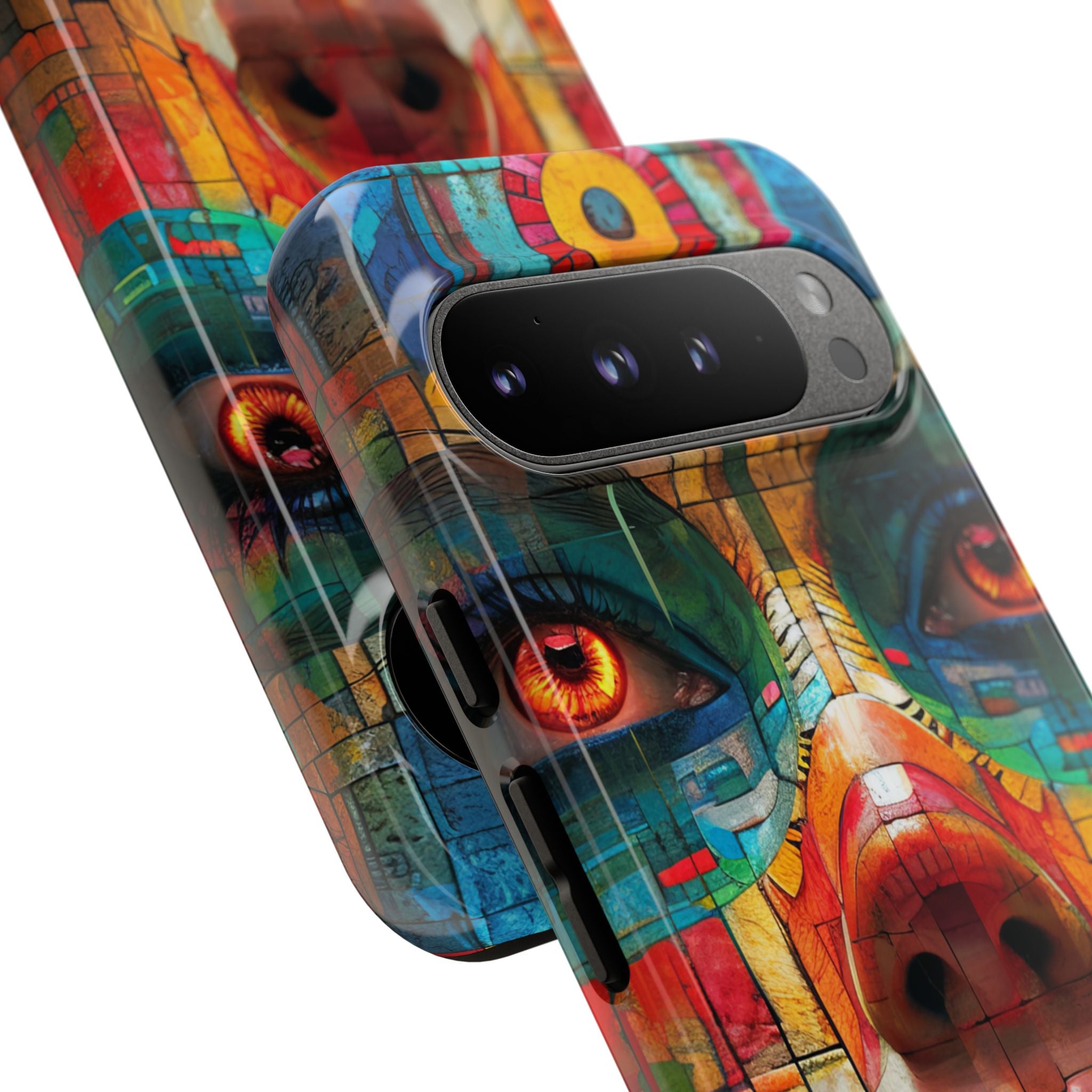 Ritratto Fiamma Geometrica Google Pixel 9 - Tough