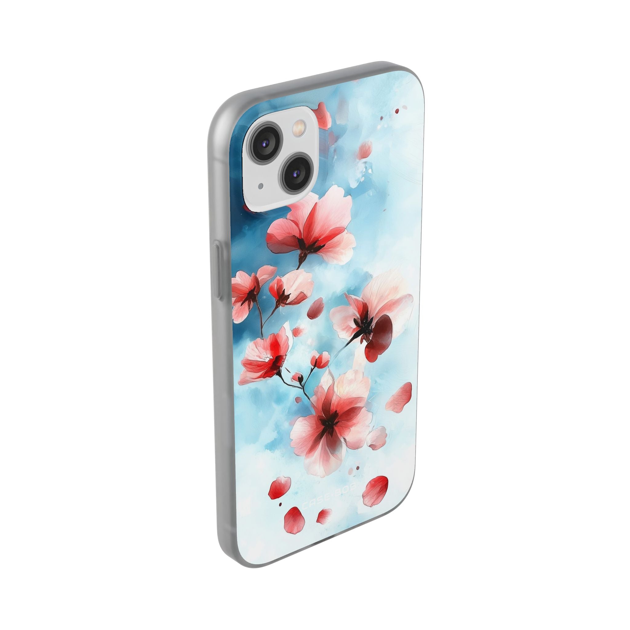 Pink Blossom Drift iPhone 14 Plus Case - Soft