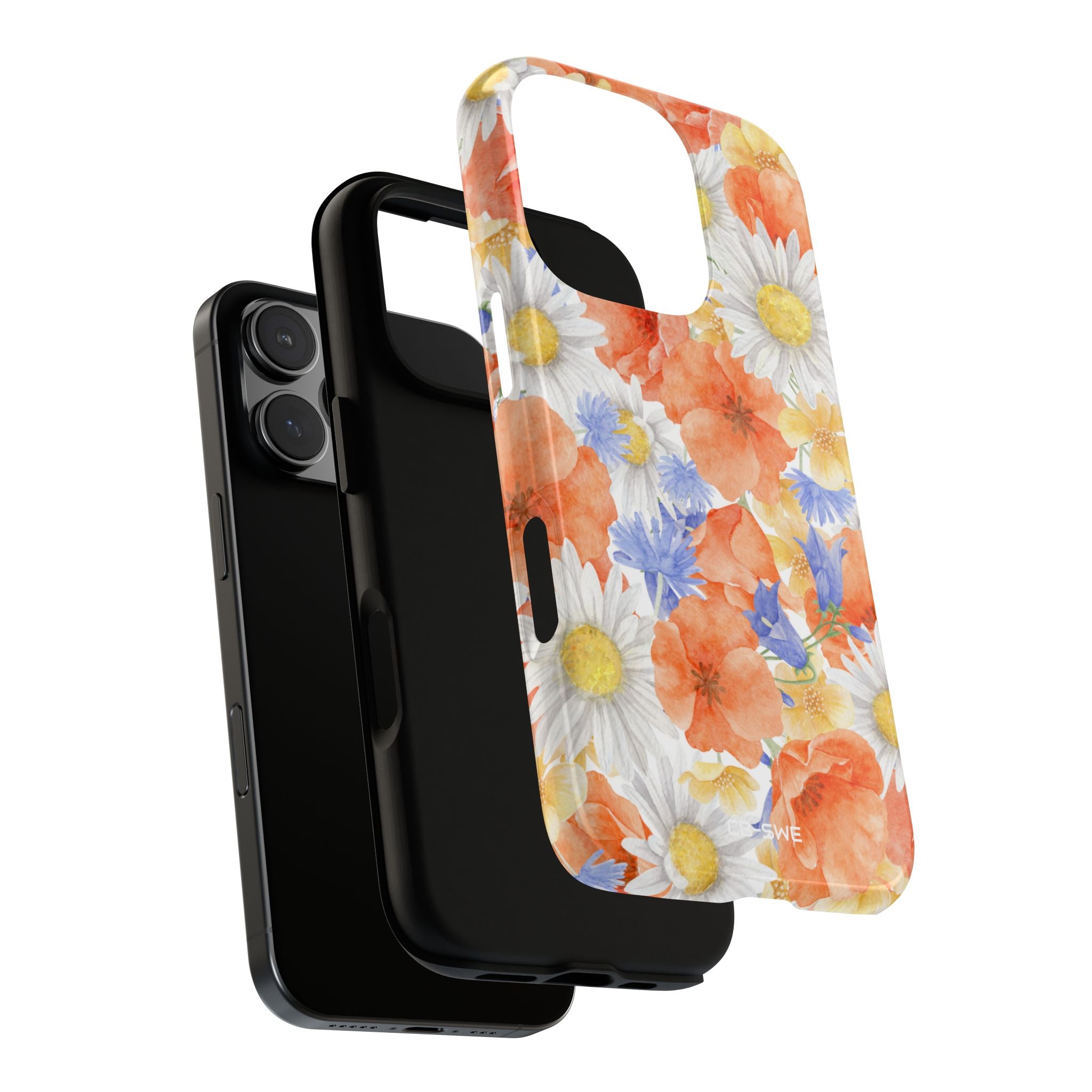 Watercolor Floral Harmony - iPhone Case