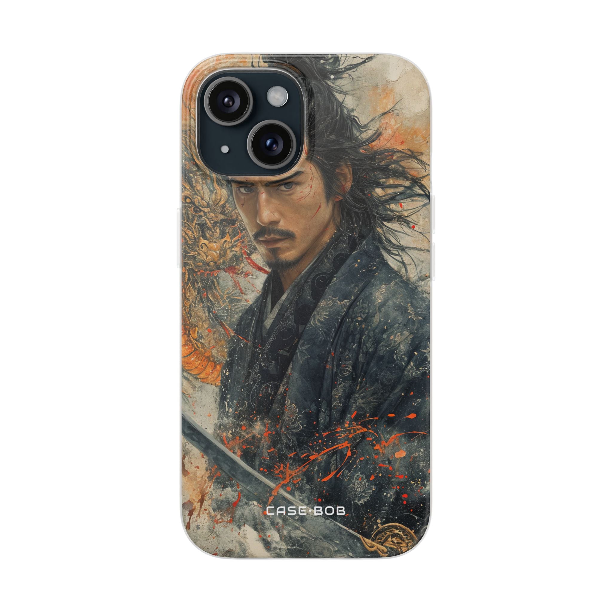 Dragonblade Warrior iPhone 15 Case - Soft