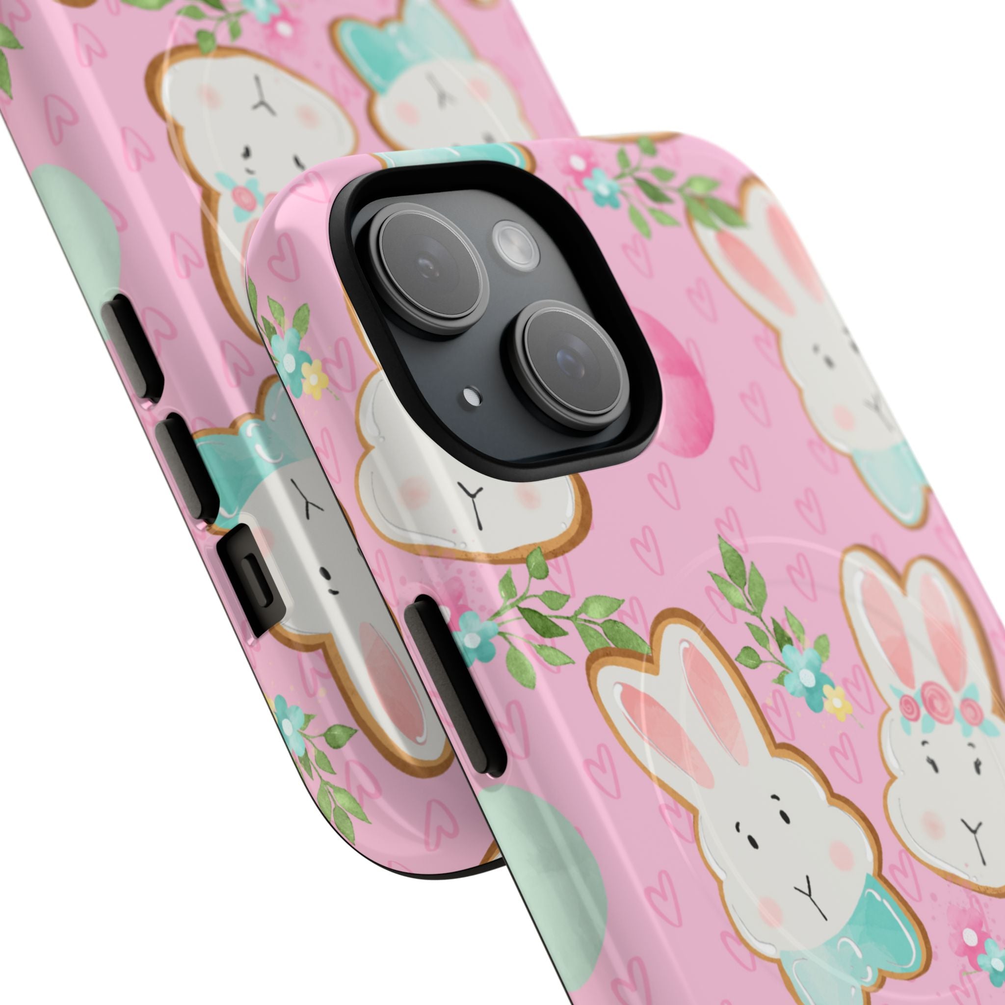 Bunny Blossom iPhone 15 Case - Tough+