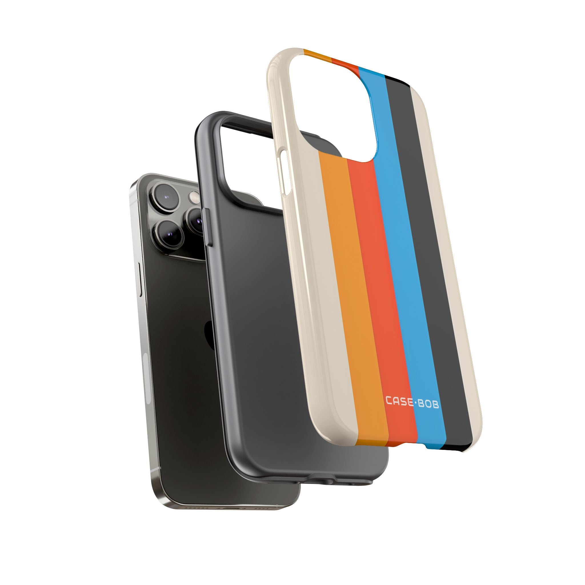 Vivid Stripe Harmony iPhone 14 Pro Max Case - Tough