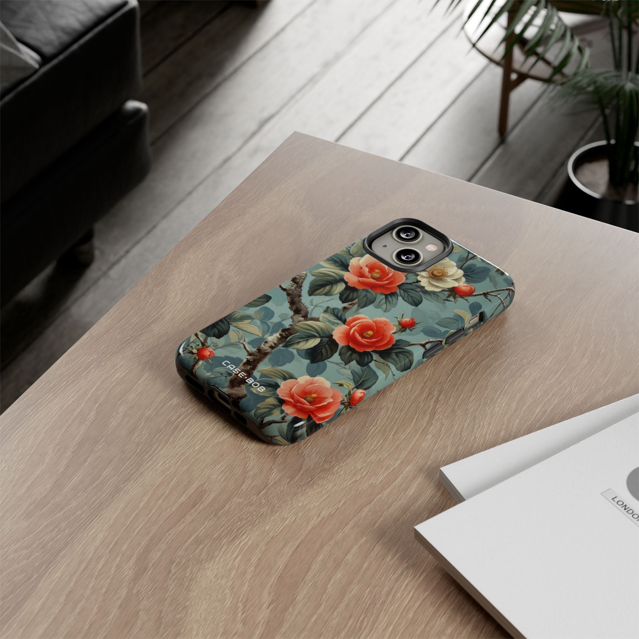 Coral Bloom iPhone 14 Case - Tough