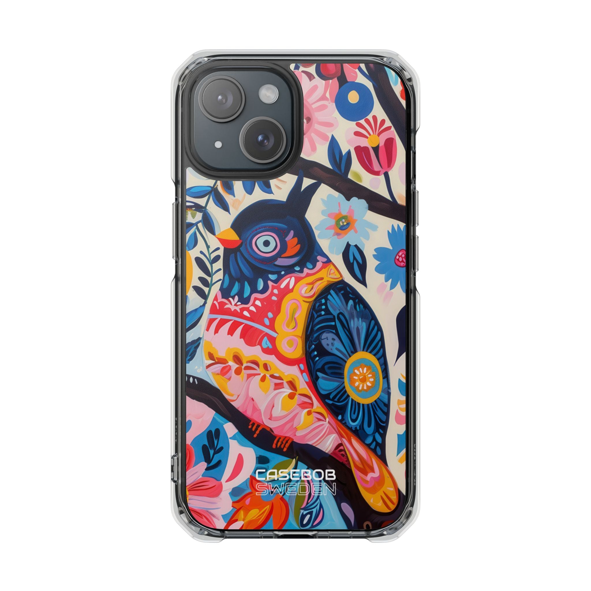 Whimsical Owl Garden iPhone 15 - Impact Clear+