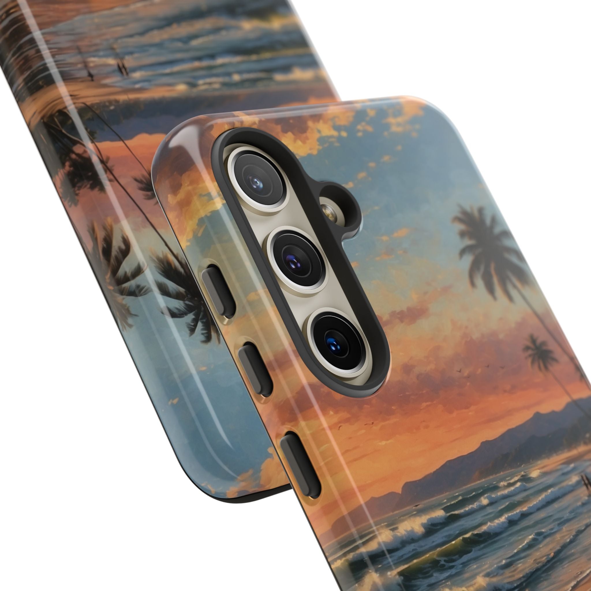 Golden Waves Embrace - Samsung Case